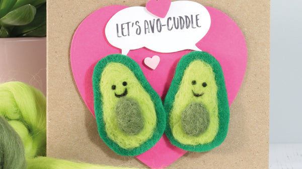Needle Felted Avocado Tutorial