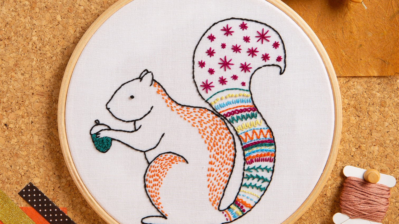 5 Autumnal Embroidery Kits for Cosy Crafting