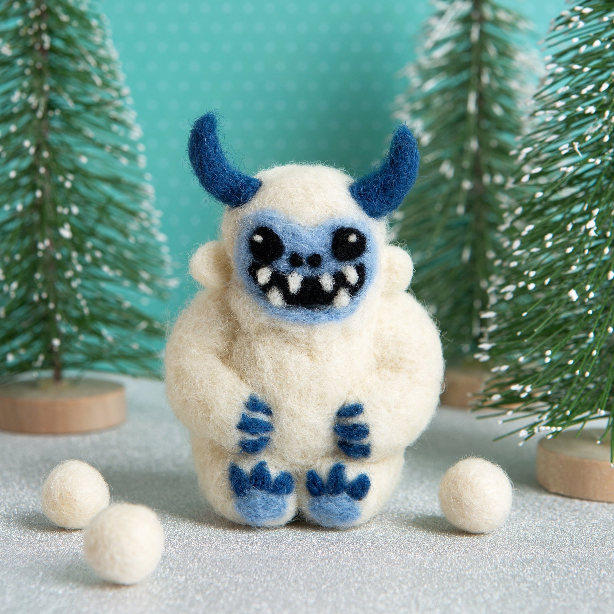 Yeti Needle Felting Kit for Beginners – Hawthorn Handmade