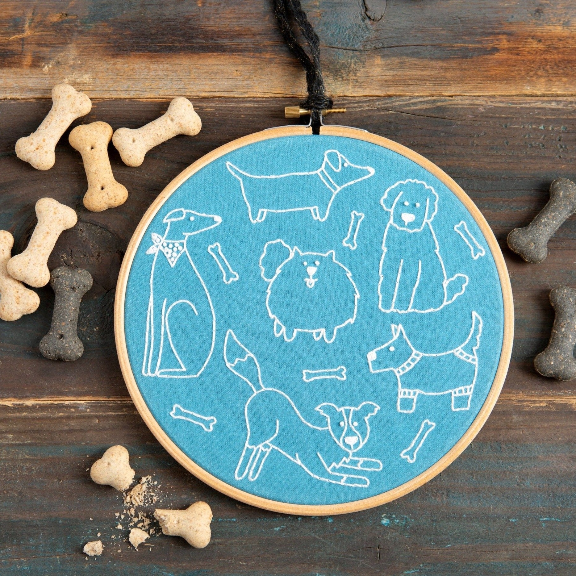 Dandy Dogs Embroidery Kit