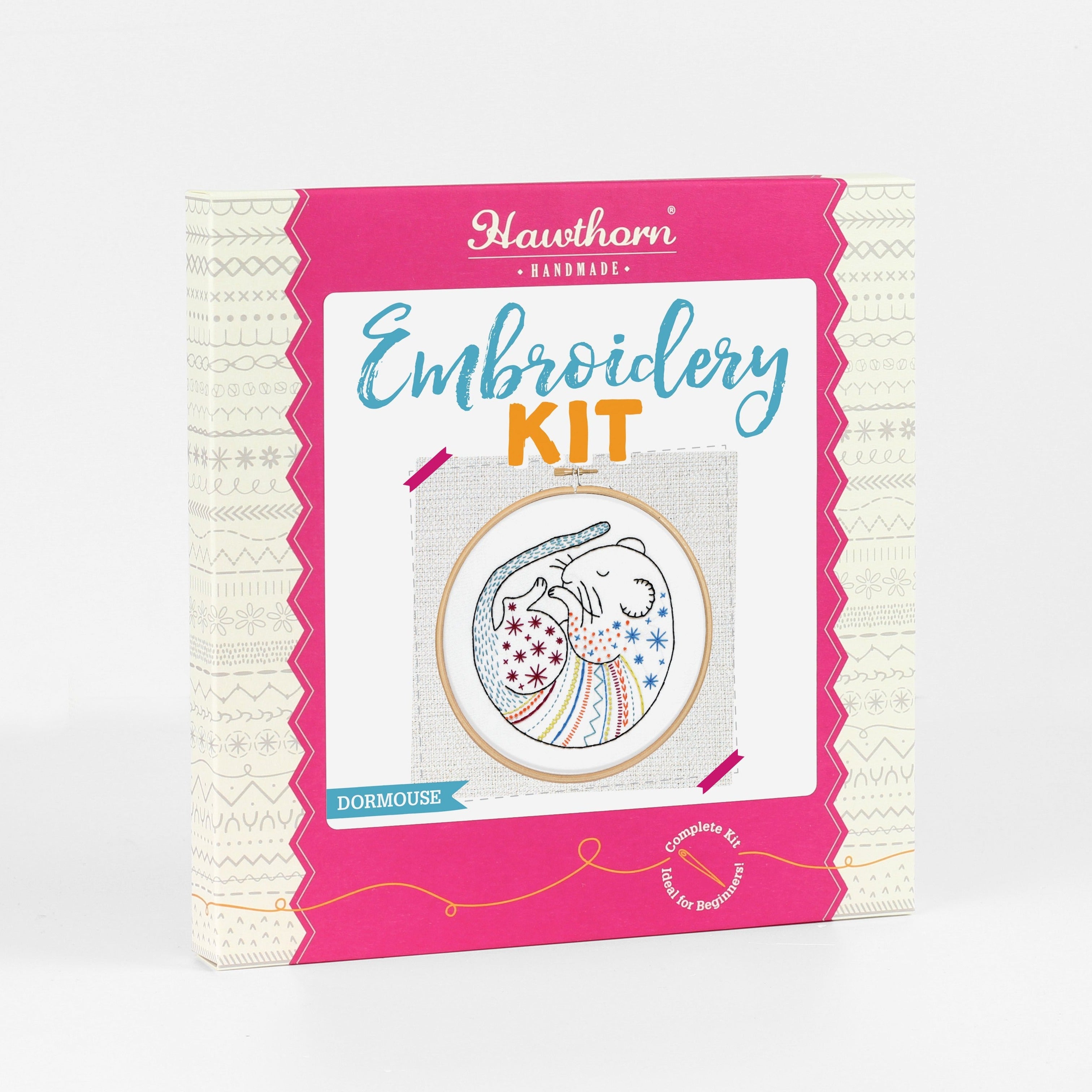 Dormouse Embroidery Kit