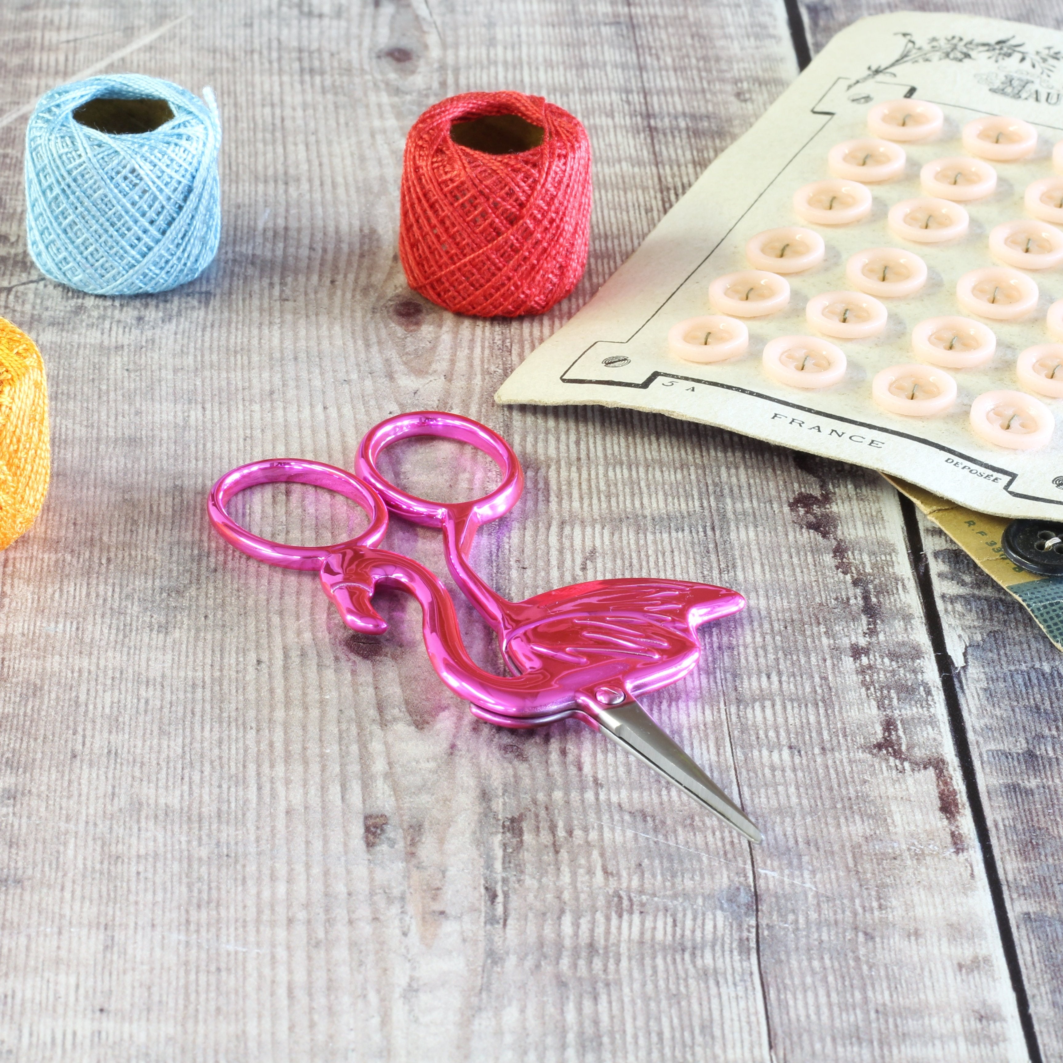 Flamingo Embroidery Scissors