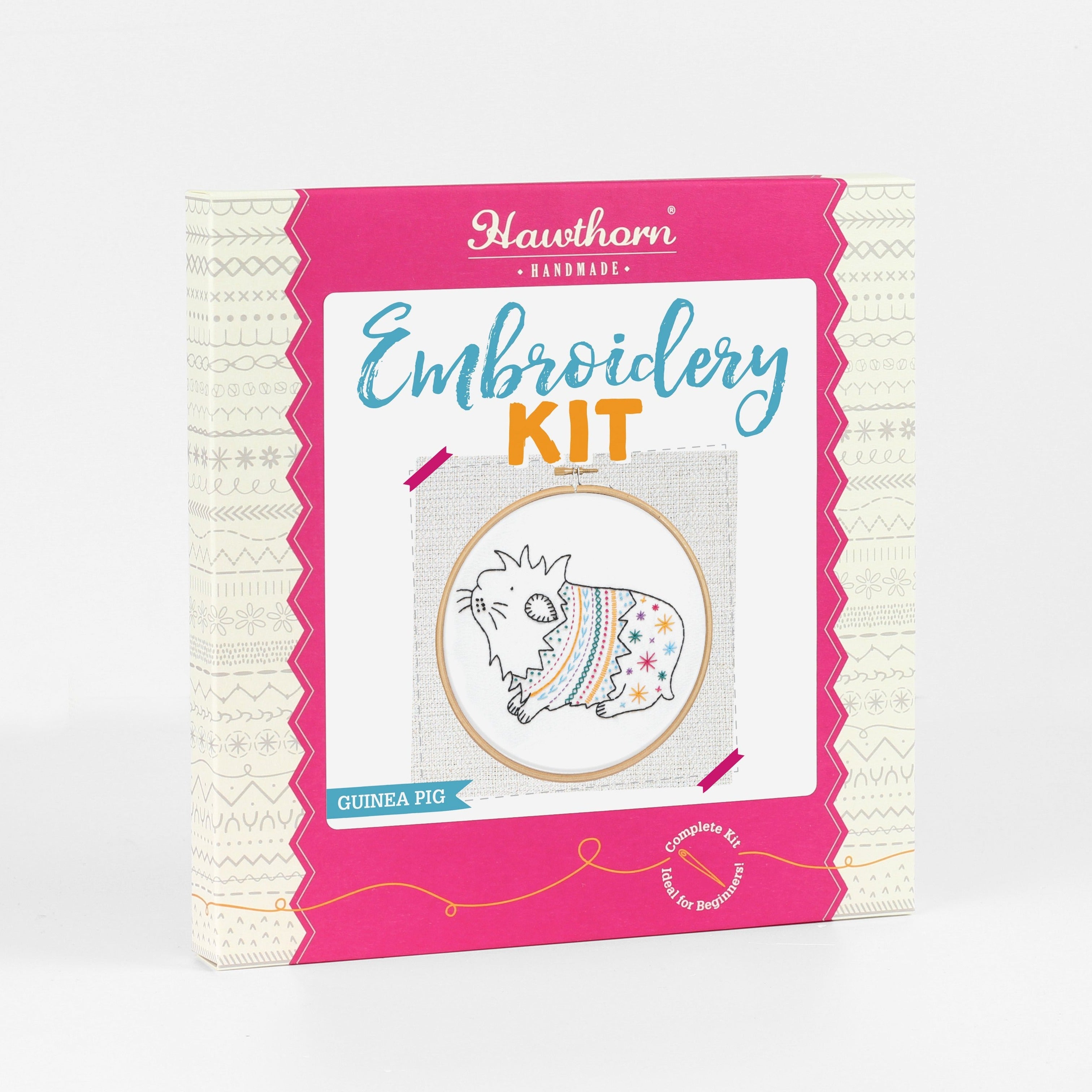 Guinea Pig Embroidery Kit