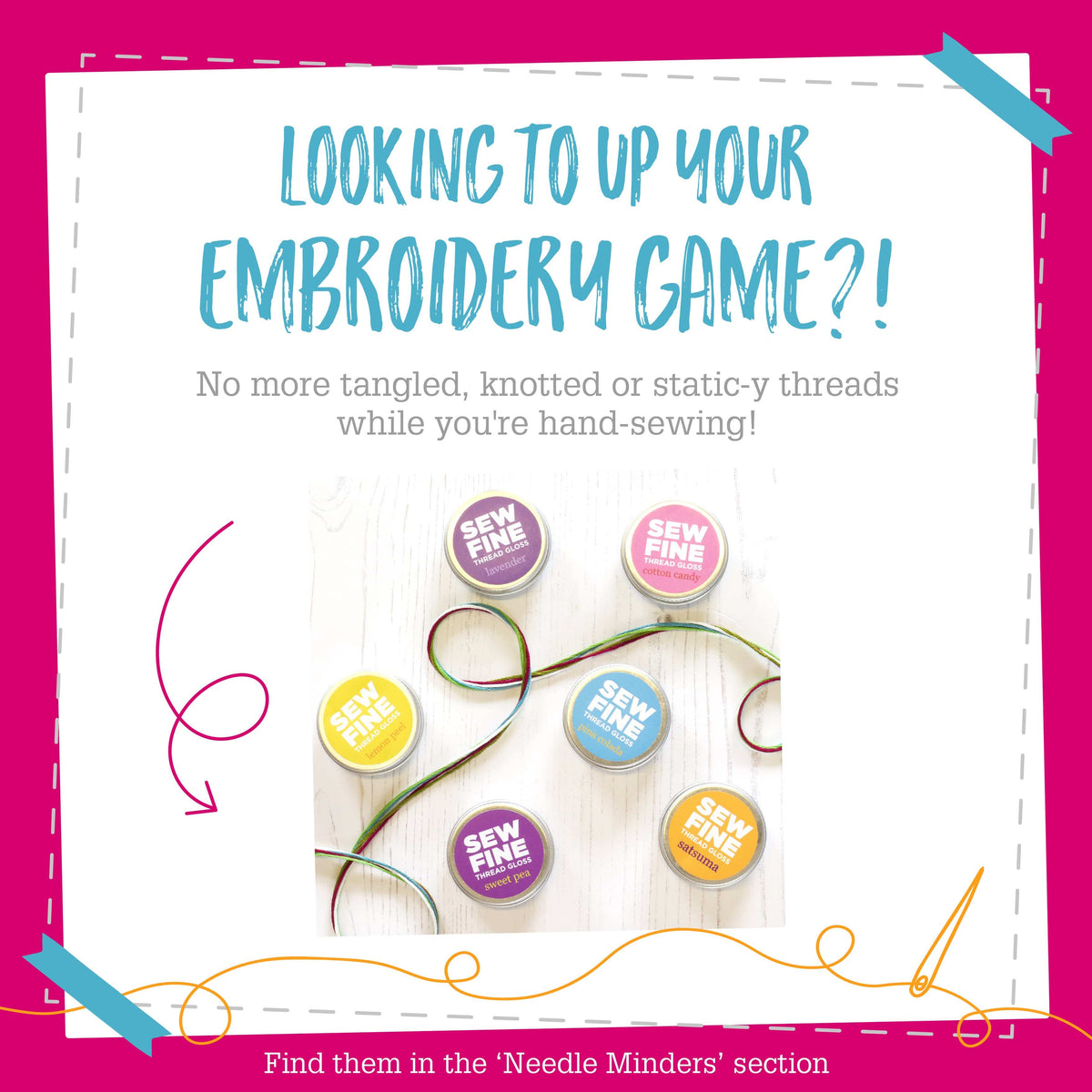 Thread Gloss Embroidery Kit Add On.