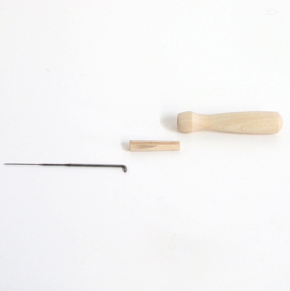 Wooden Needle Felting Holder