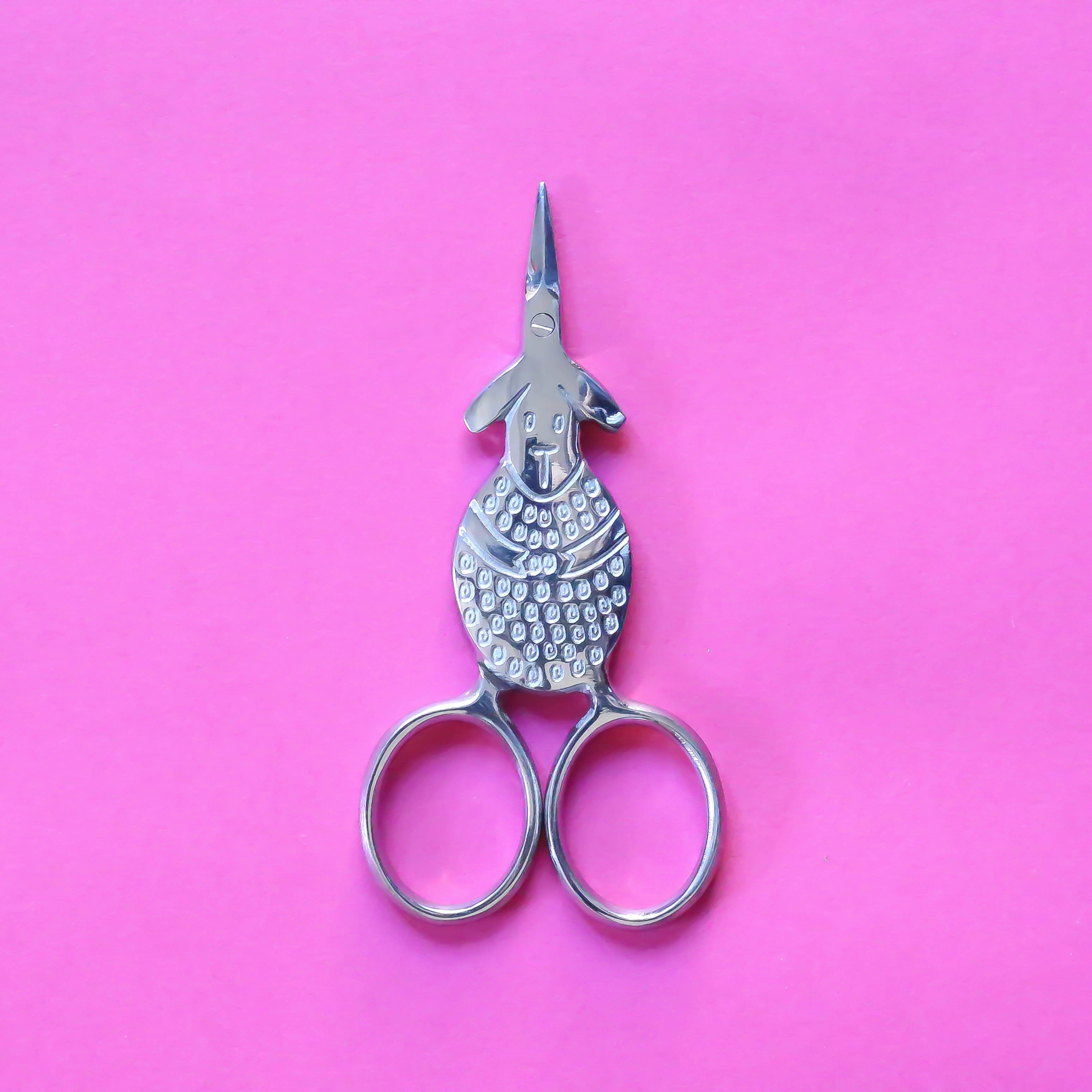 Silver Sheep Embroidery Scissors
