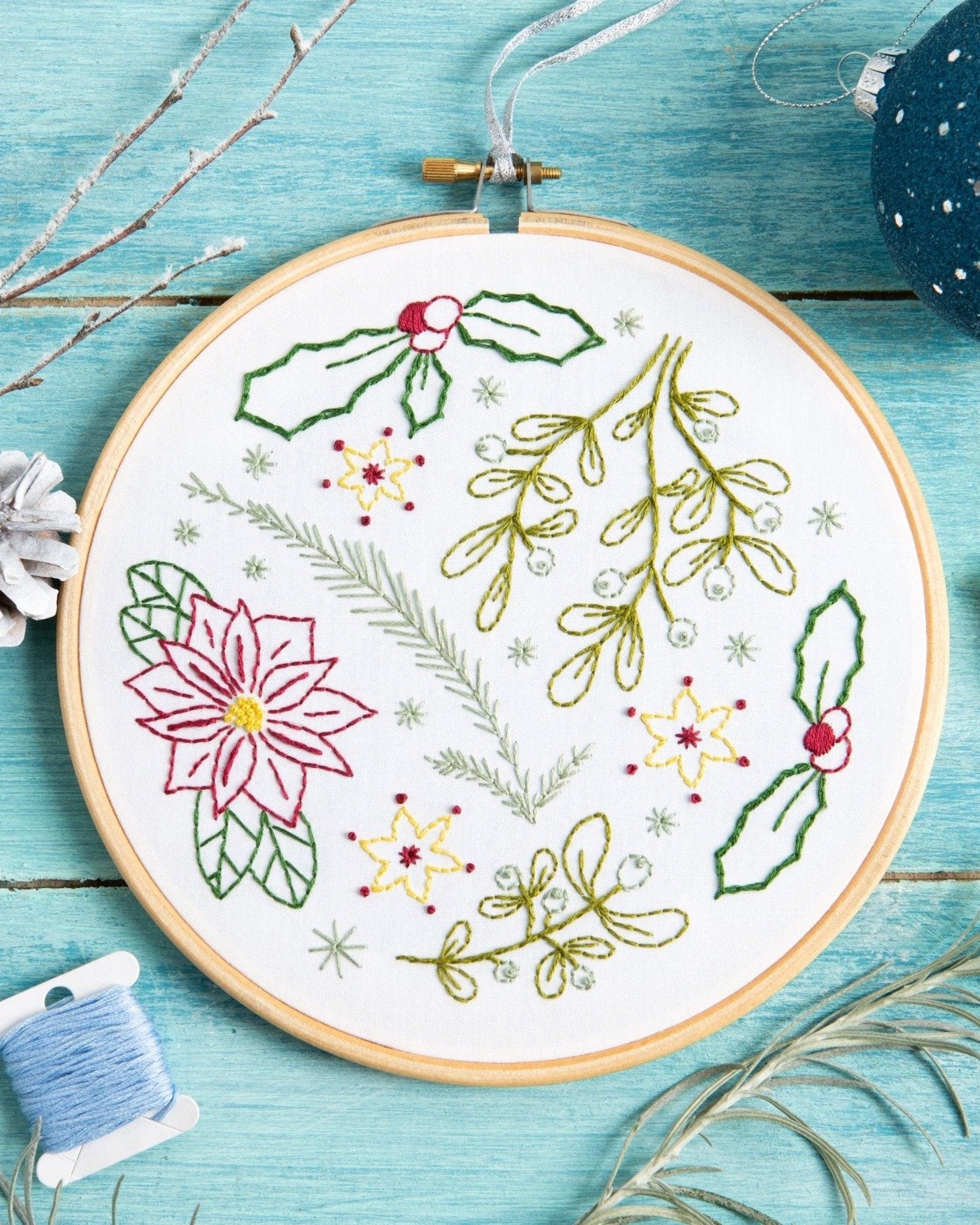 Winter Walk Embroidery Kit
