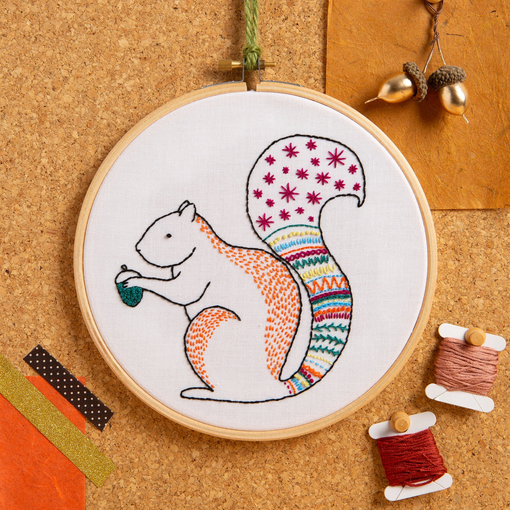 5 Autumnal Embroidery Kits for Cosy Crafting
