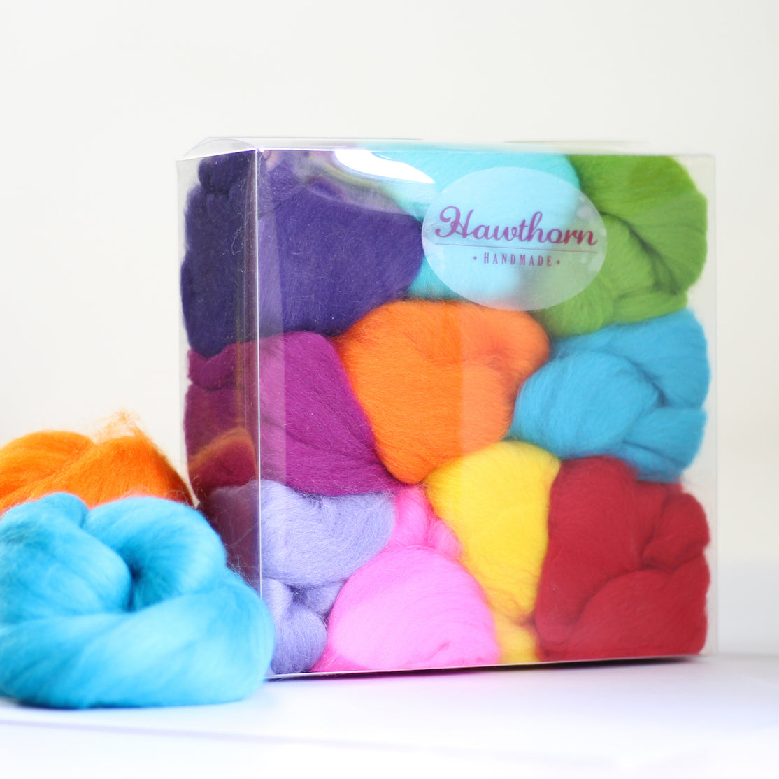 Needle Felting Wool Bundles