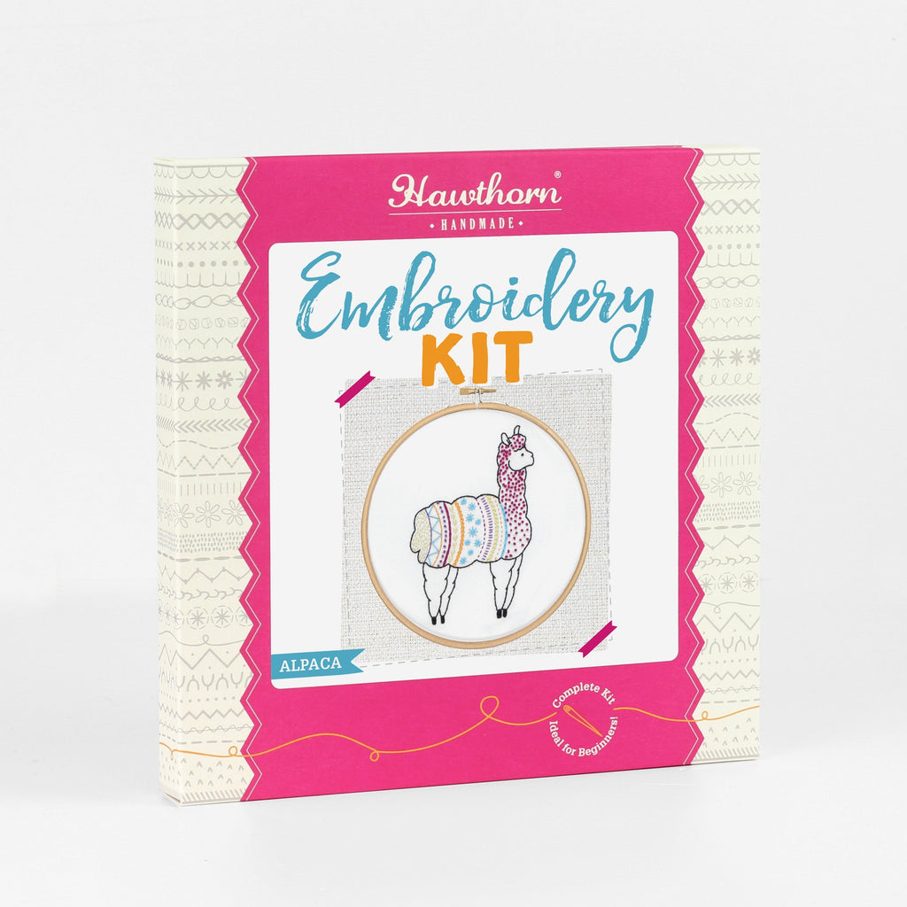 Alpaca Embroidery Kit Box