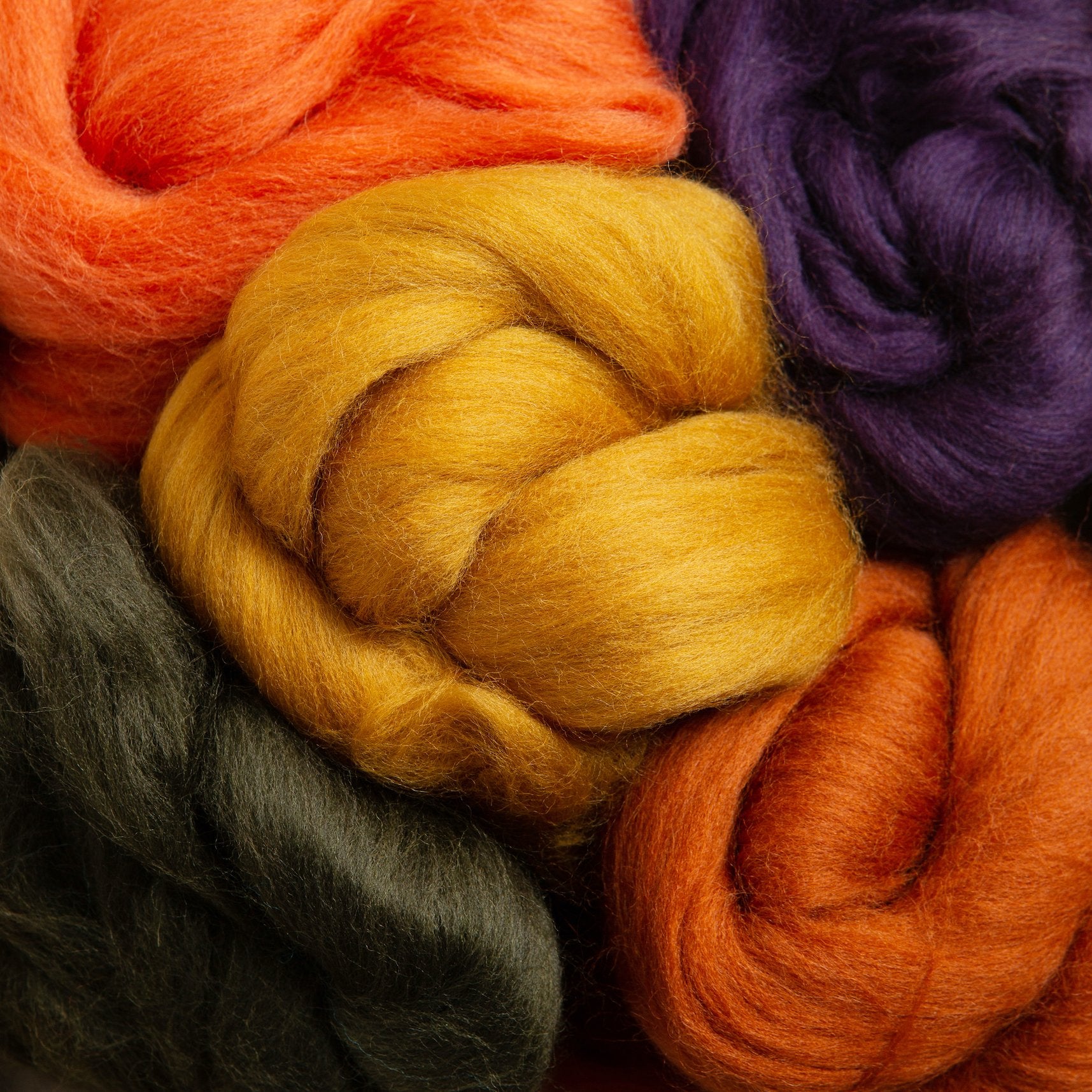 Close up of Autumn Wool Bundles