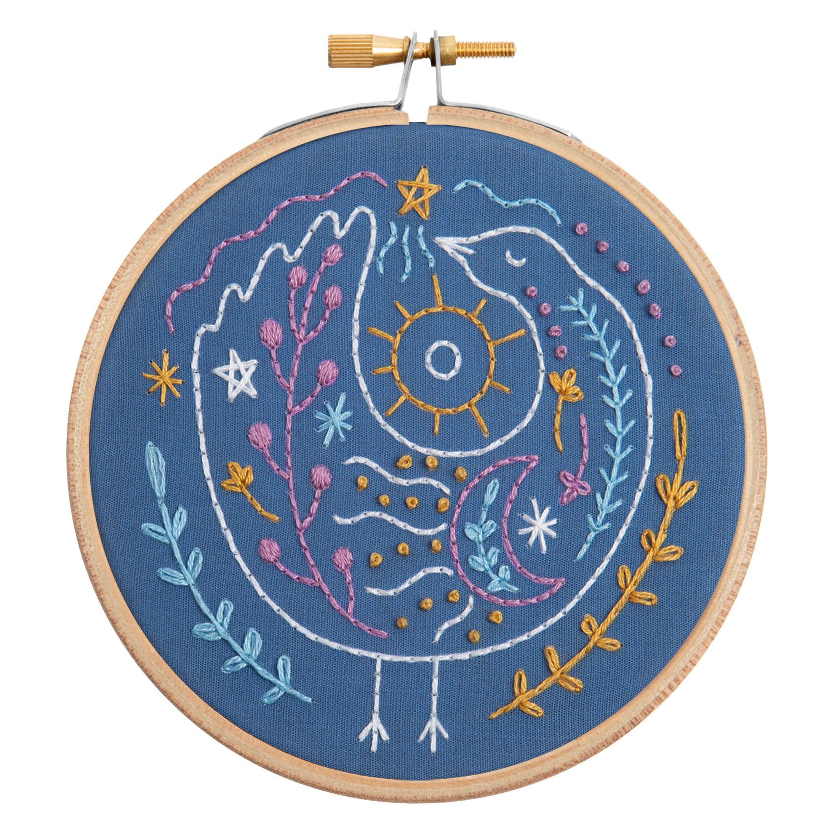 Hand embroidery kit for beginners Little birds