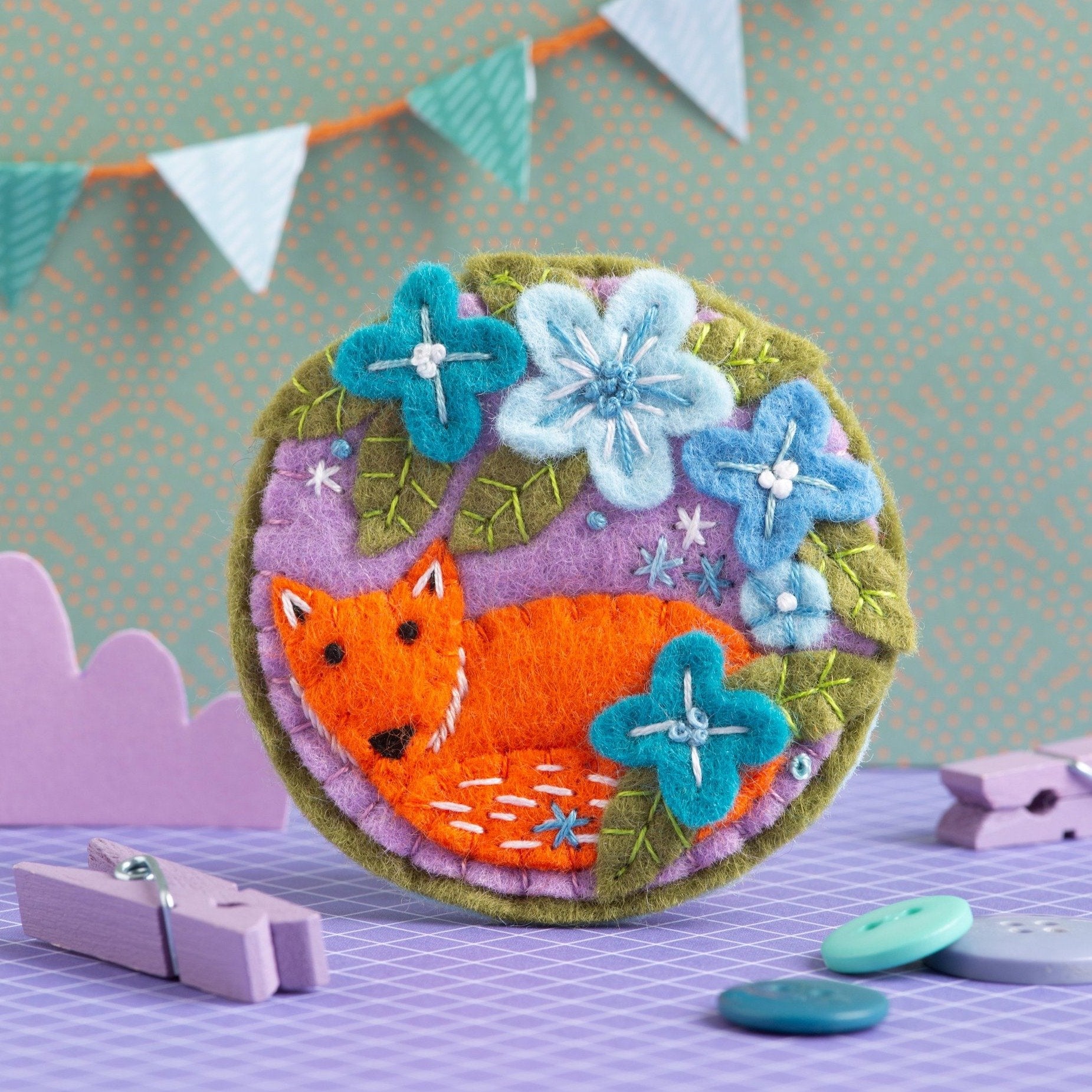 Bird Felt Applique Kits - The Fox Collection