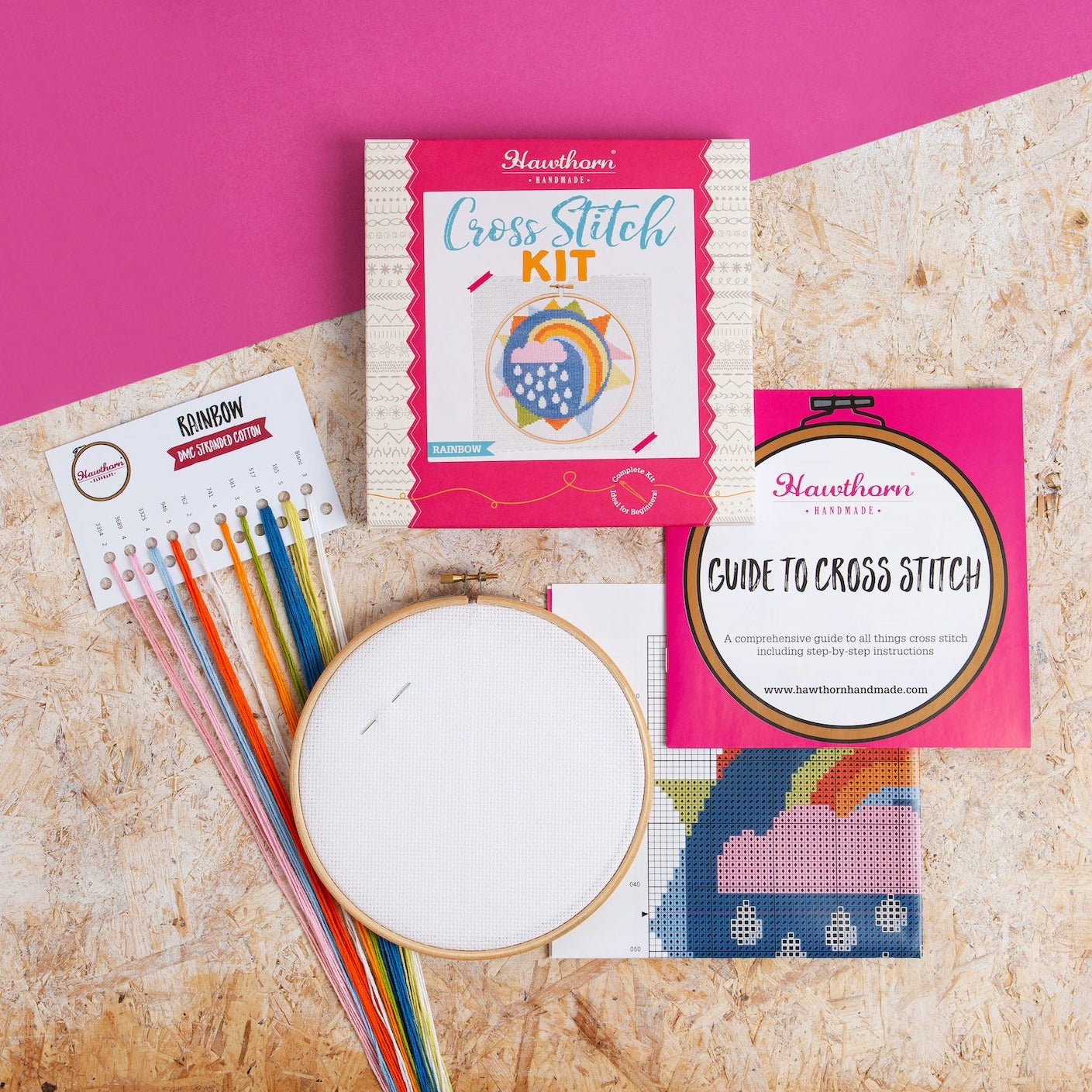 Craft Happy Cross Stitch Kit – Hawthorn Handmade