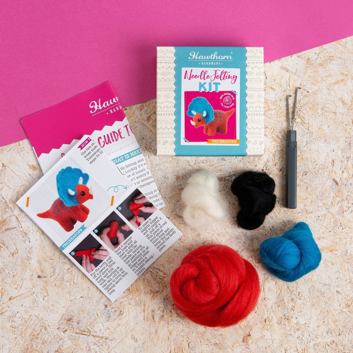 Needle Felting Kit For Beginners, Animal Doll Needle Felting Starter Kit  With Tools, Non-finished Diy Wool Felting Supplies For Christmas,  Children's