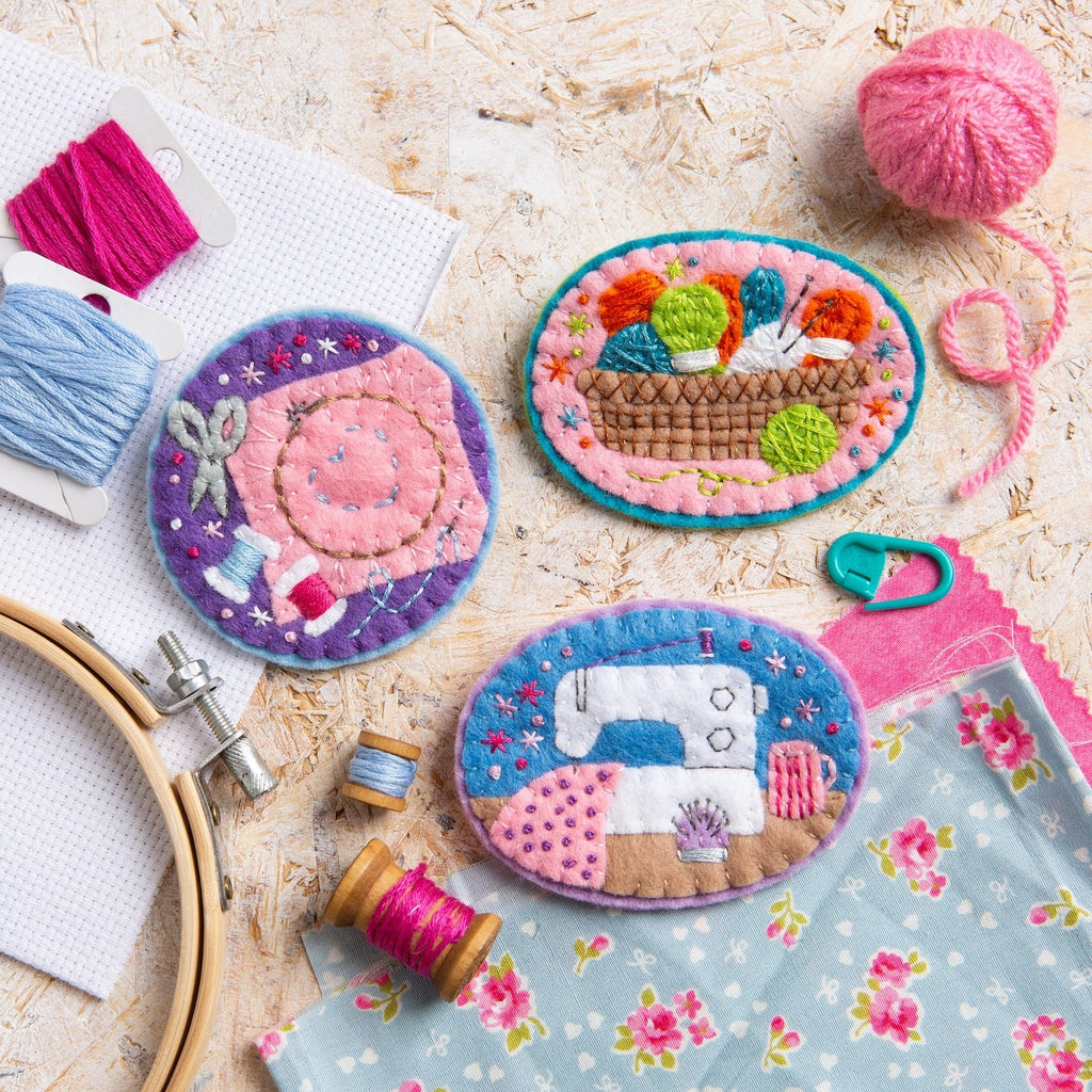 DIY - Bead embroidery brooch kits – Seller-Online Craft