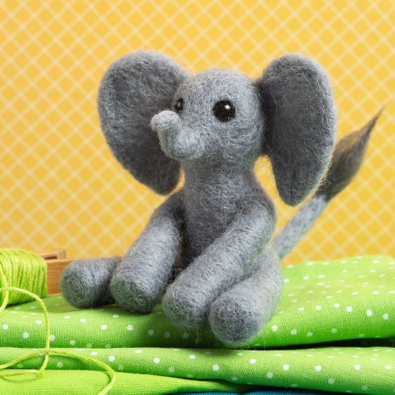 Baby Elephant Needle Felting Kit – Hawthorn Handmade