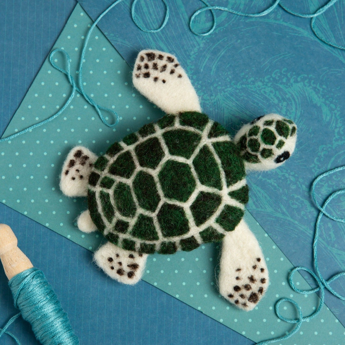 Sea Turtle Needle Felting Kit – The Felted Bee