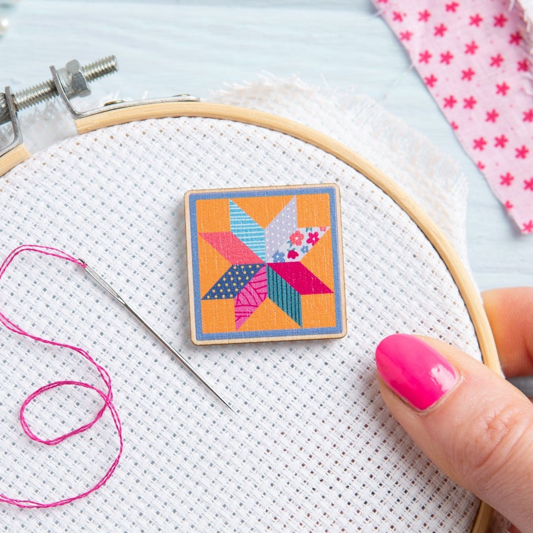 Quilt Block Magnetic Needle Minder