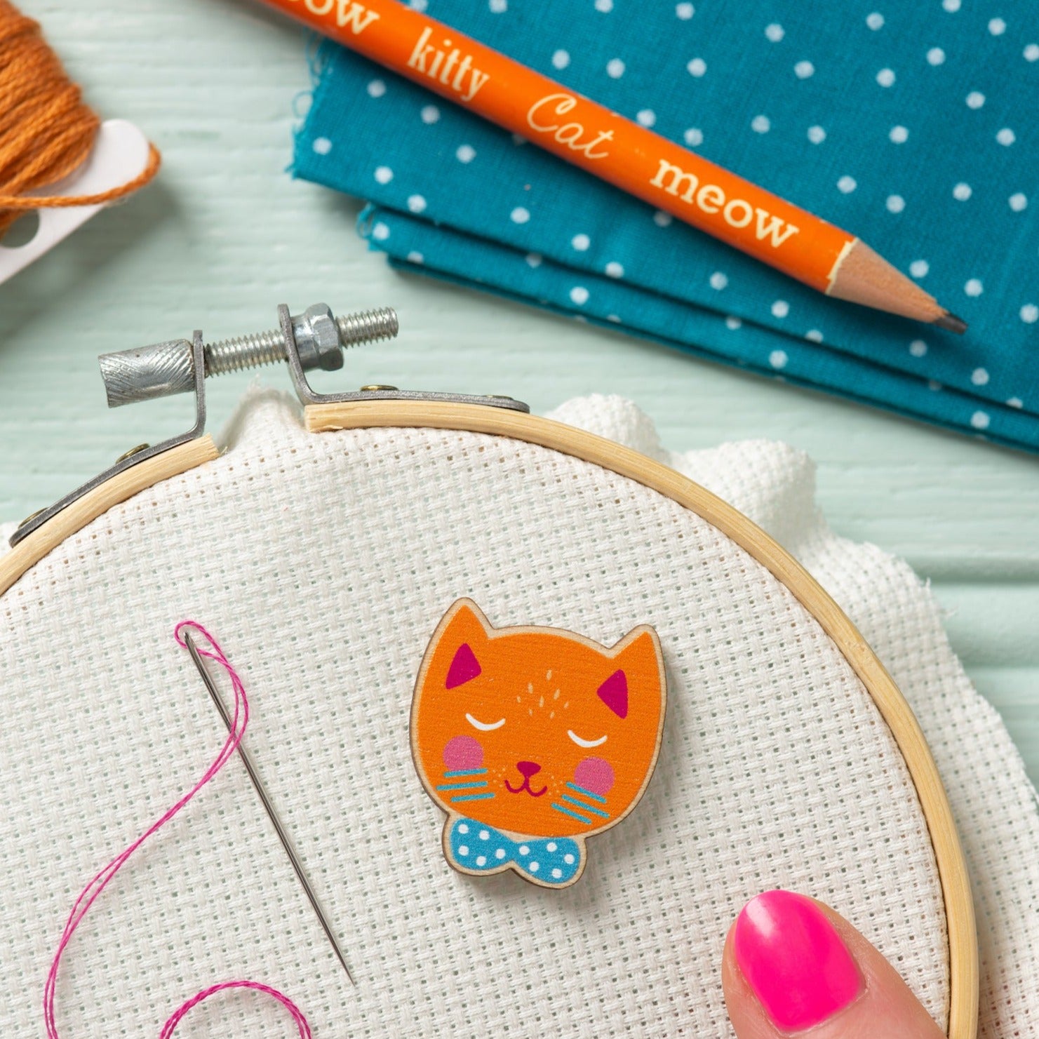 Cat Magnetic Needle Minder