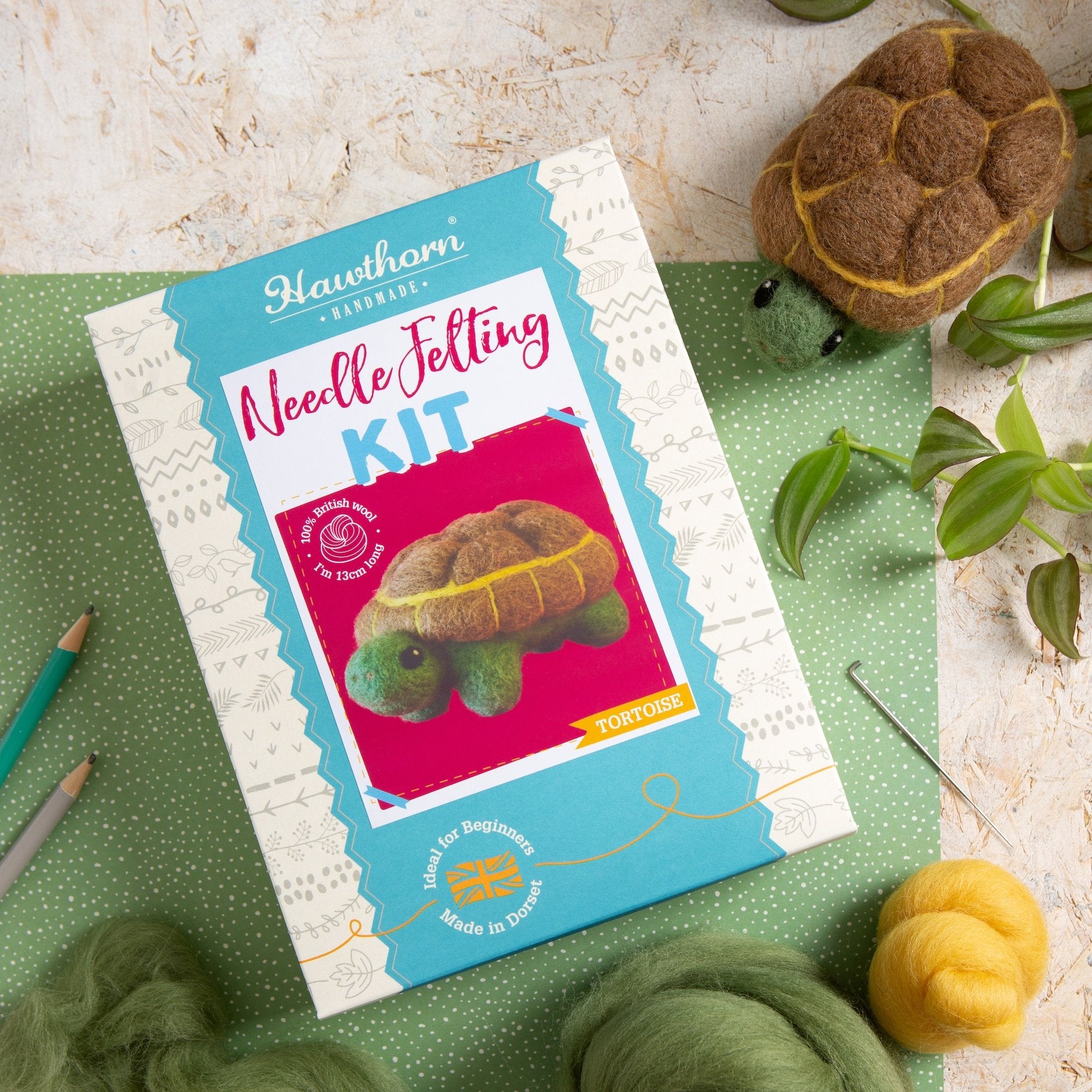 Baby Sea Turtle Needle Felting Kit – Hawthorn Handmade