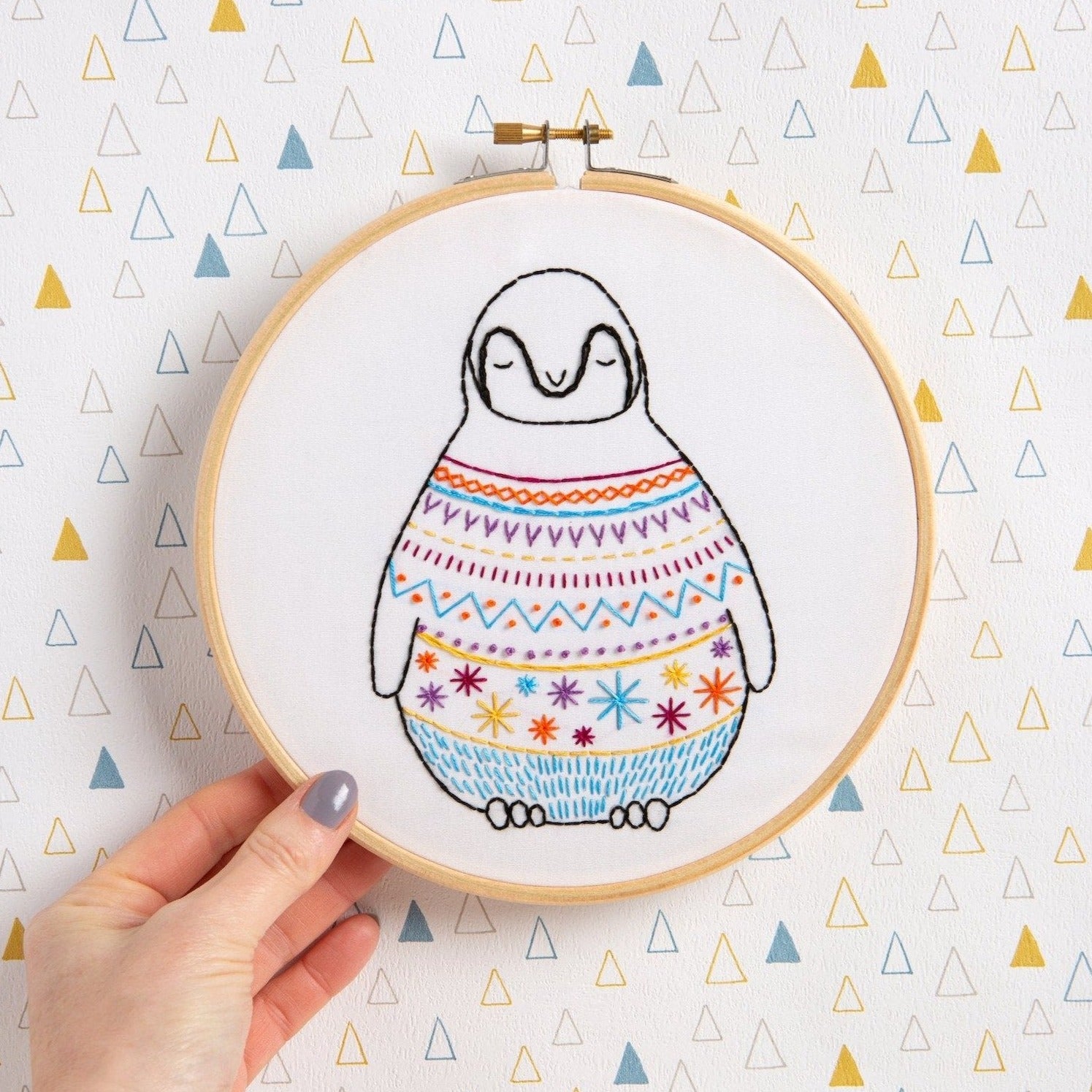 Baby Penguin Embroidery Kit – Hawthorn Handmade