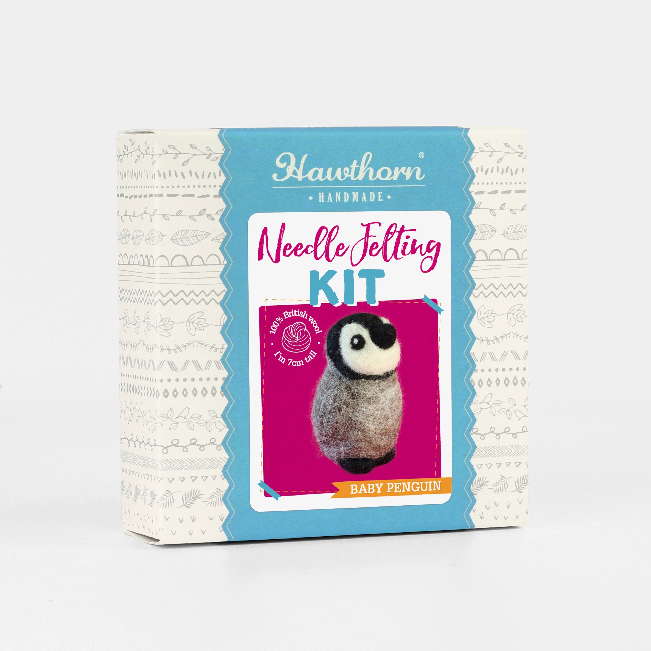 Baby Penguin Mini Needle Felting Kit
