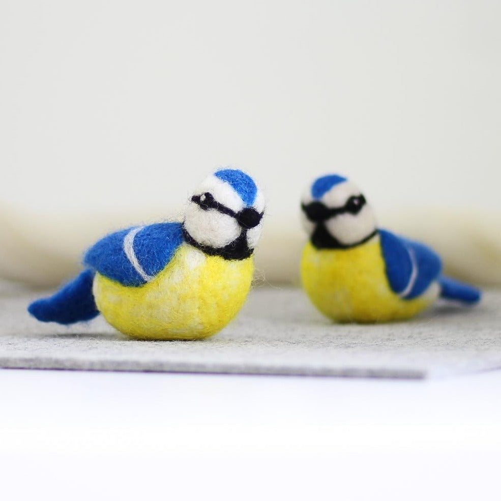 Blue Tits Needle Felting Kit