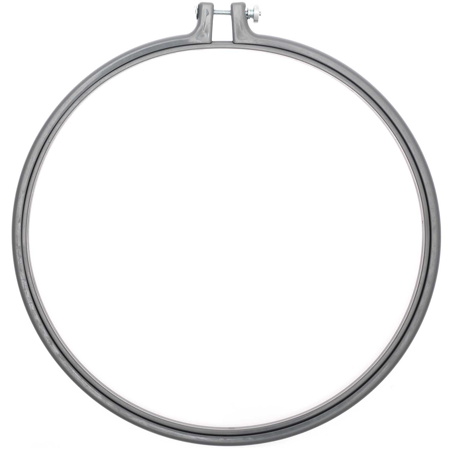 Coloured - Plastic Embroidery Hoop 10" - Grey