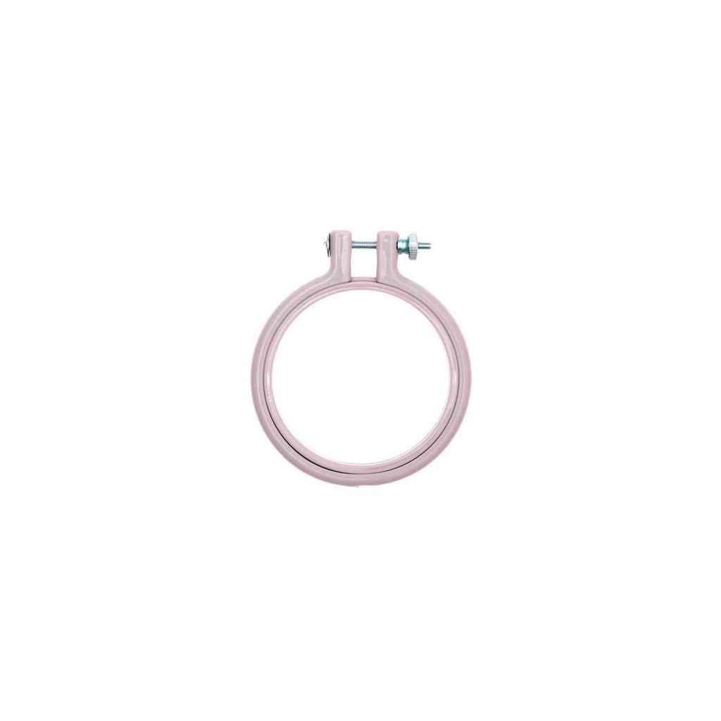 Coloured Plastic Embroidery Hoop 3" - Lavender
