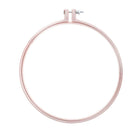 Coloured Plastic Embroidery Hoop 8" - Mauve