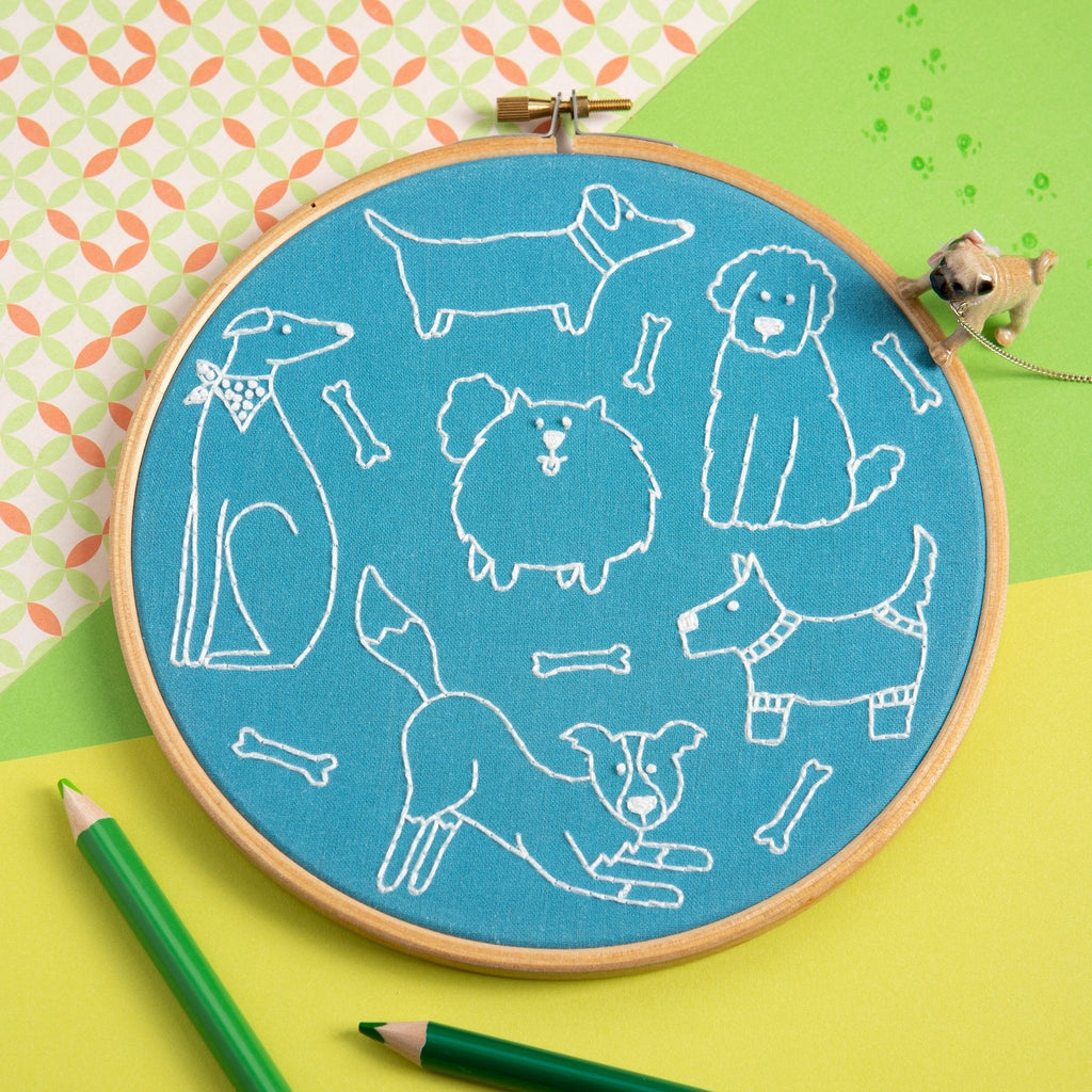 Dandy Dogs Embroidery Kit