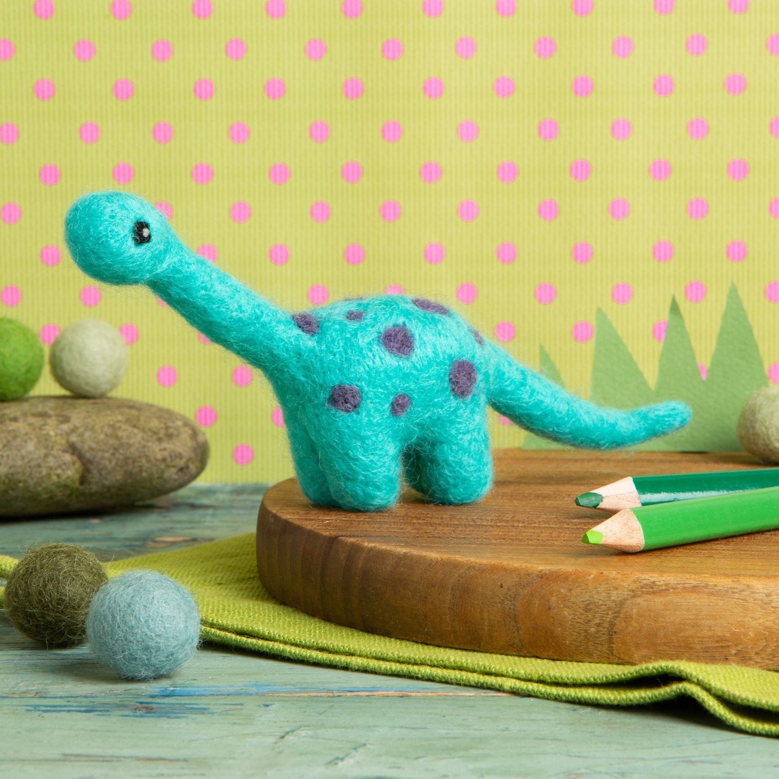 Diplodocus Mini Needle Felting Kit