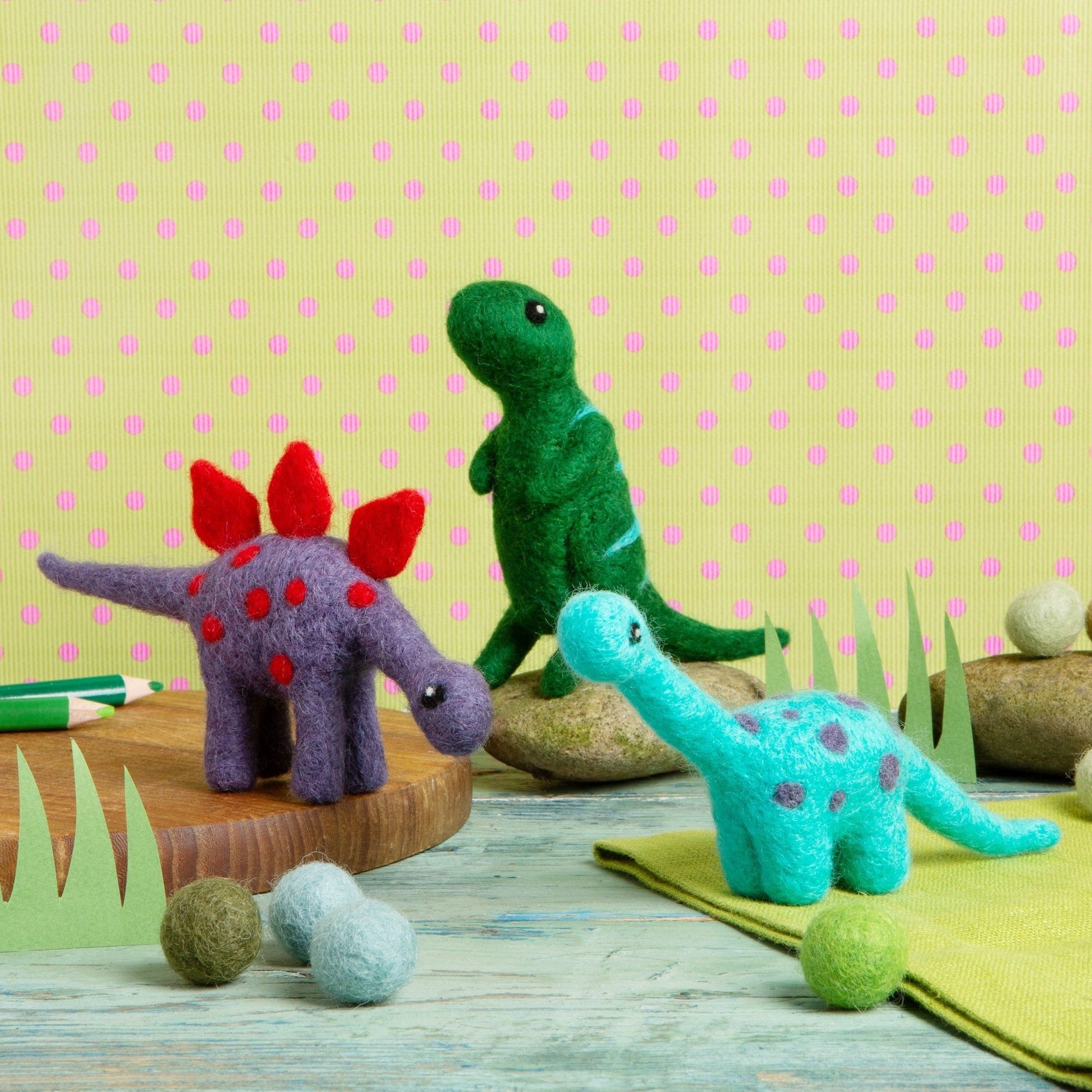 Diplodocus Mini Needle Felting Kit