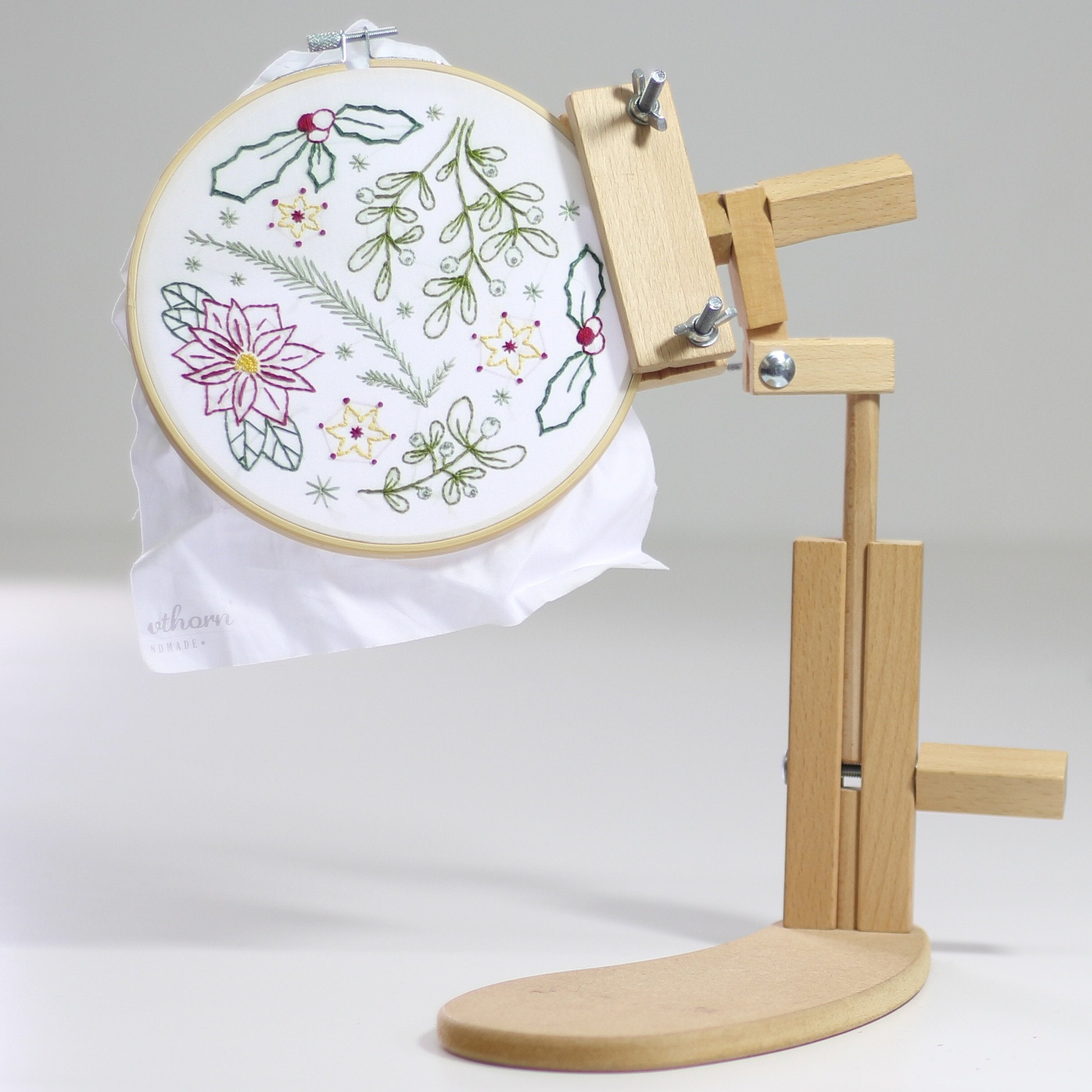 Mini Wood Embroidery Easel