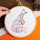 Fox Embroidery Kit