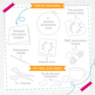 Image showing contents inside embroidery kit.