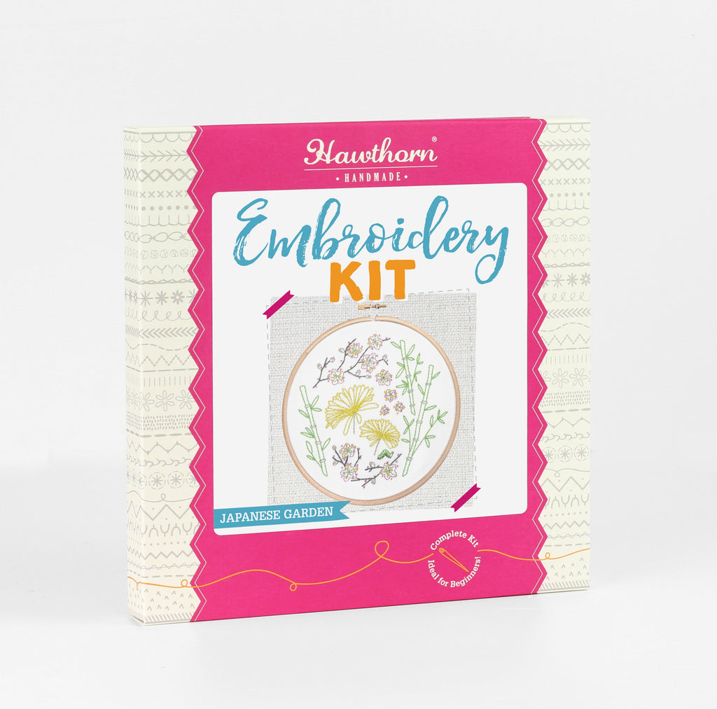 Japanese Garden Embroidery Kit
