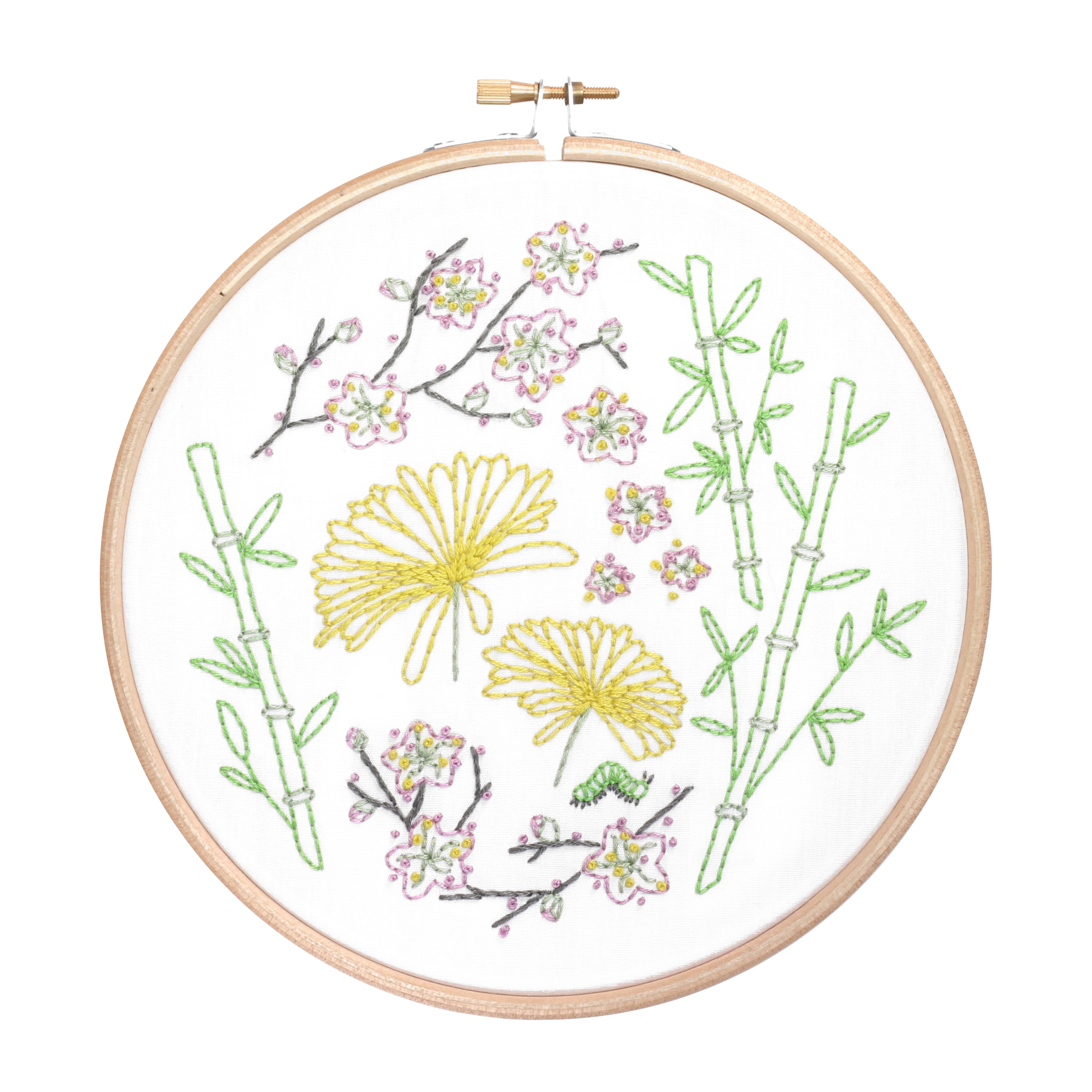 Japanese Garden Embroidery Kit