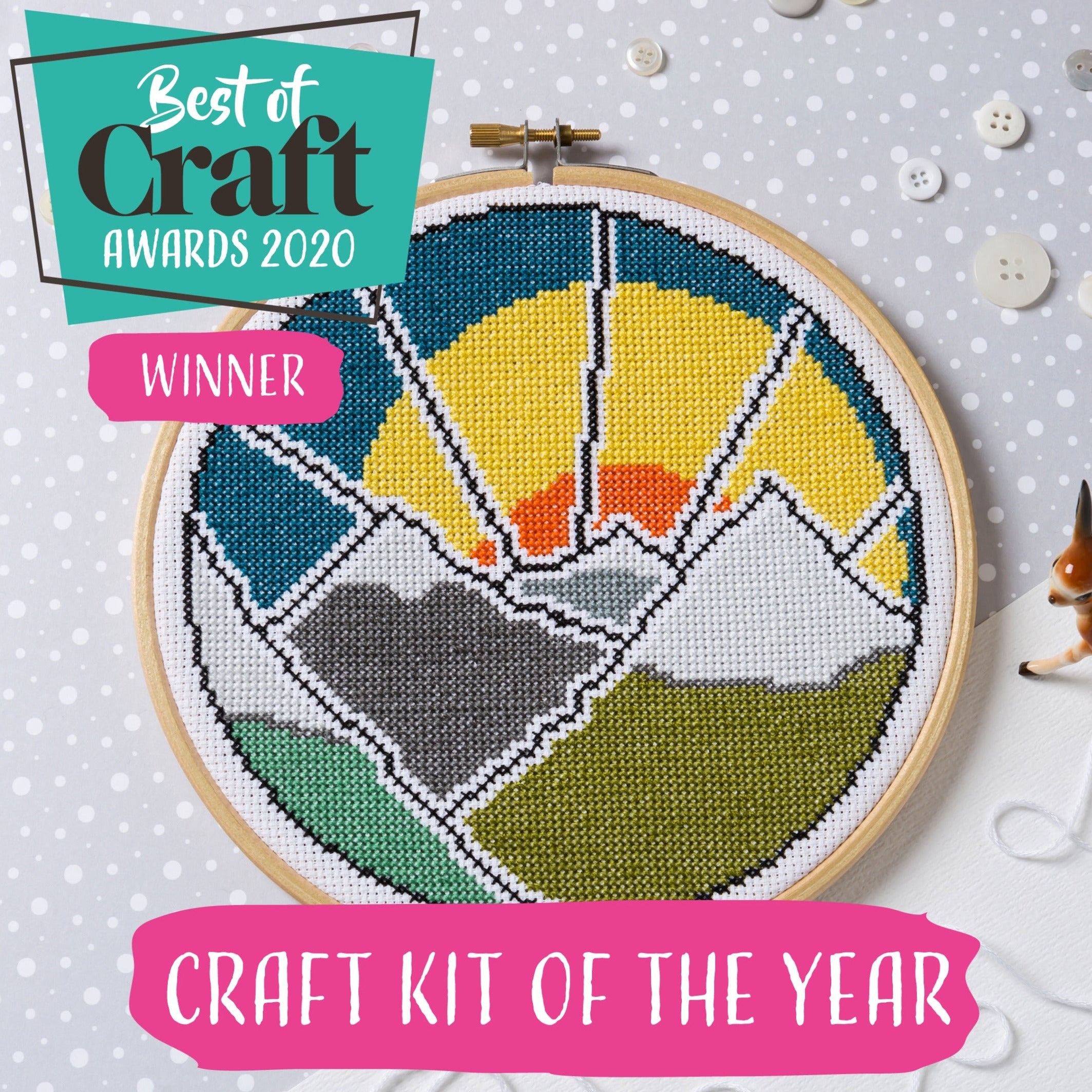 Mountain Adventure Cross Stitch Kit