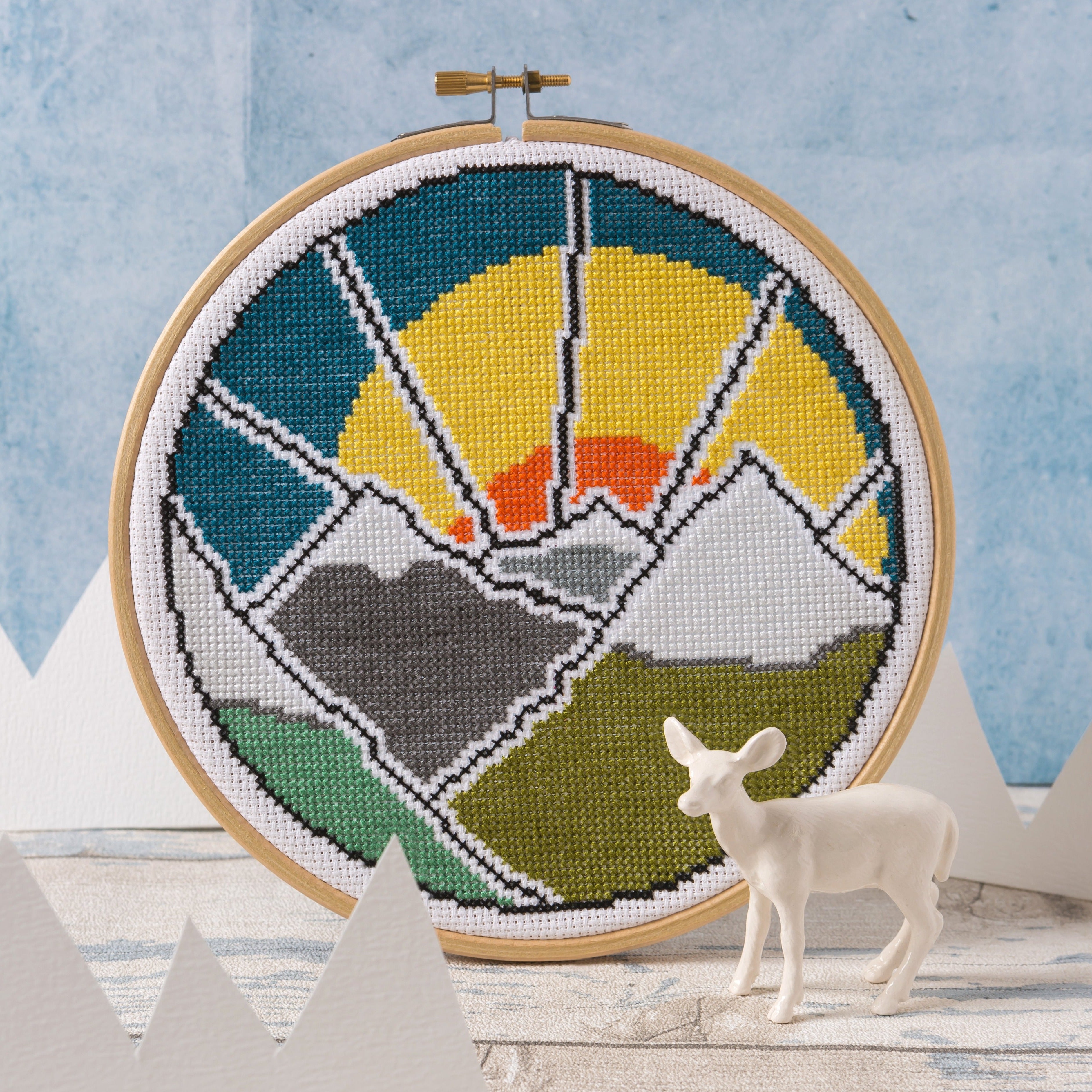 Mountain Adventure Cross Stitch Kit