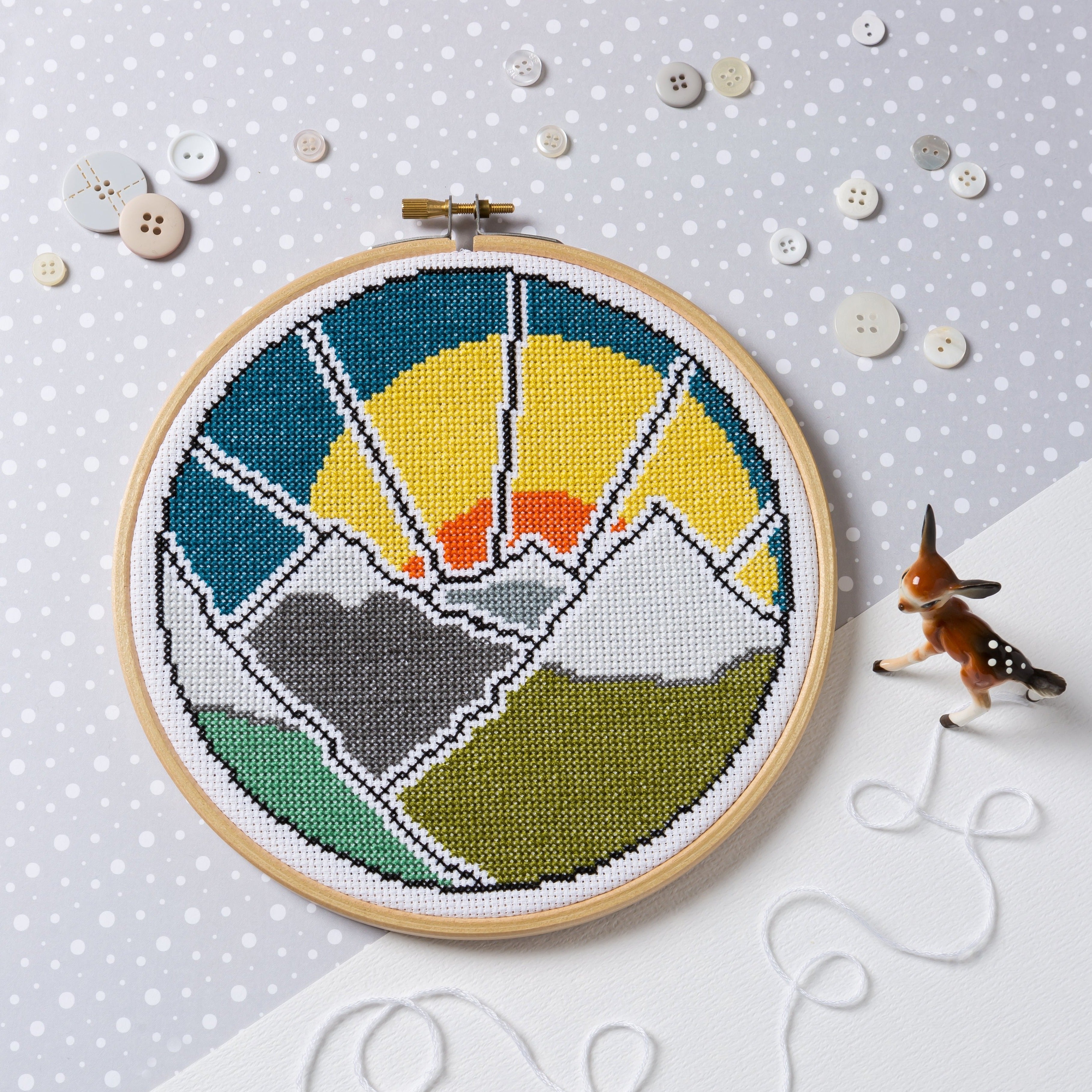 Mountain Adventure Cross Stitch Kit