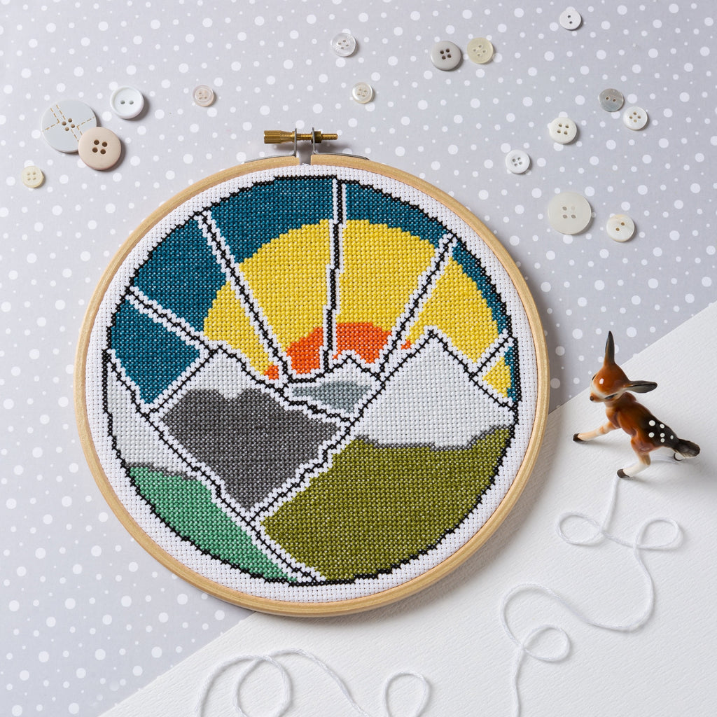 Mountain Adventure Cross Stitch Kit