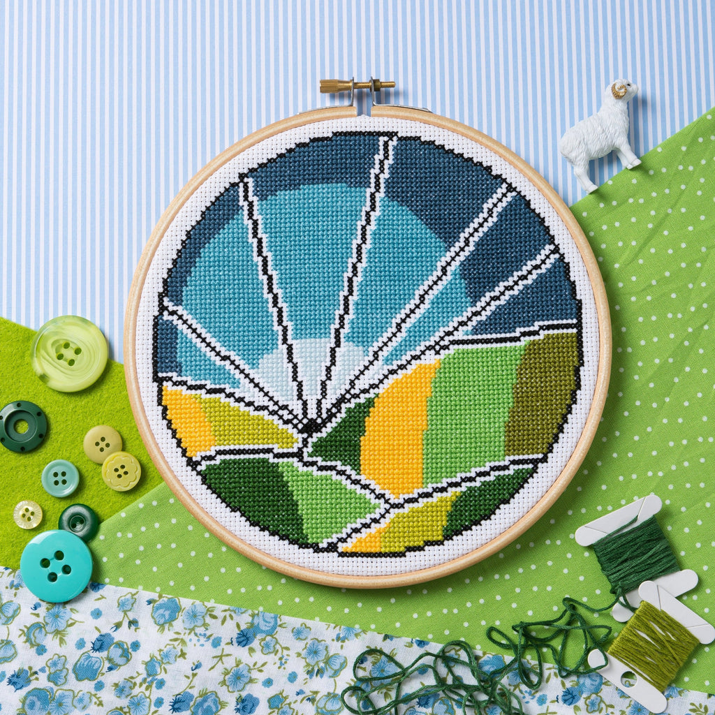 Rolling Fields Cross Stitch Kit