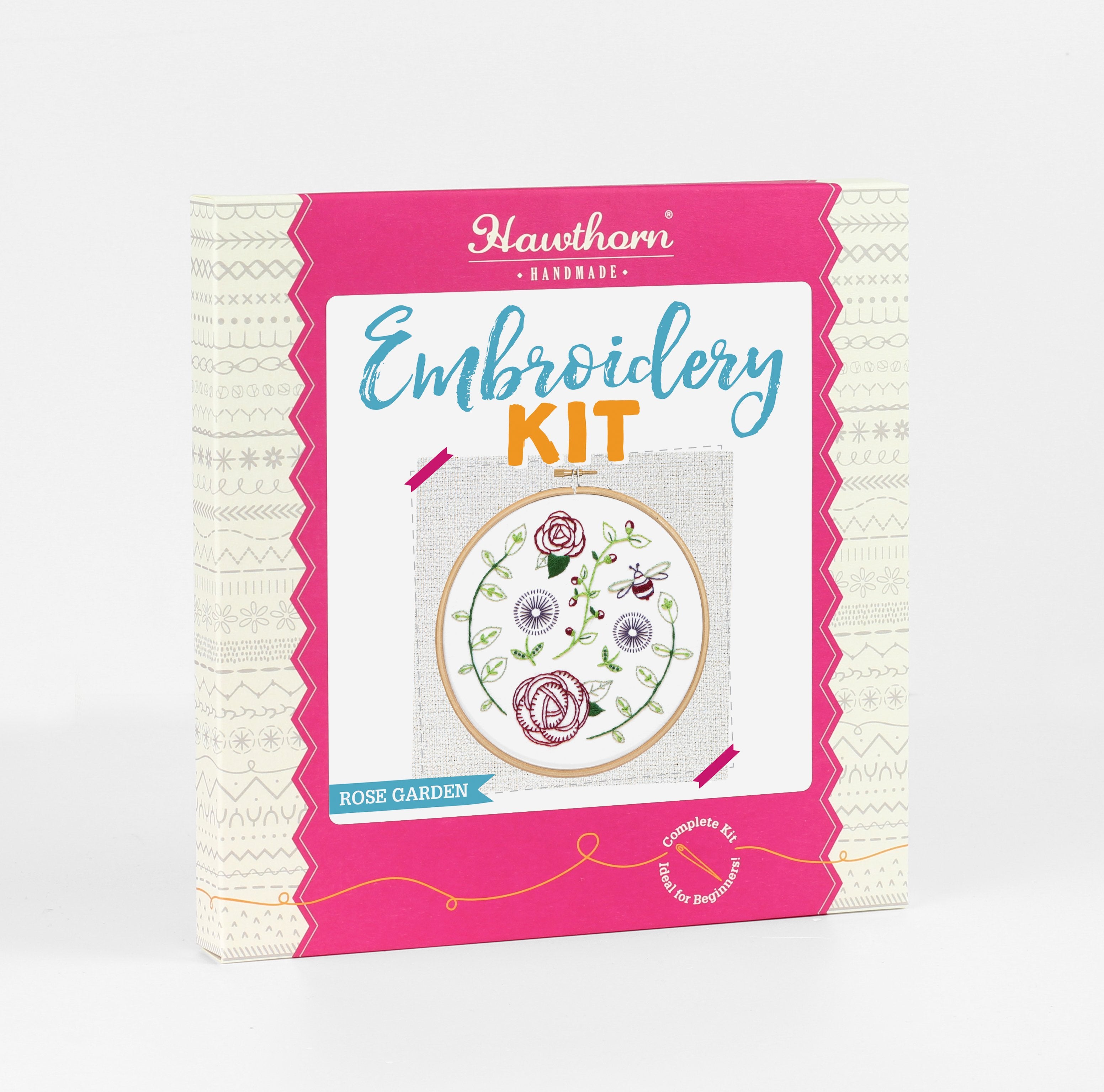 Rose Garden Embroidery Kit