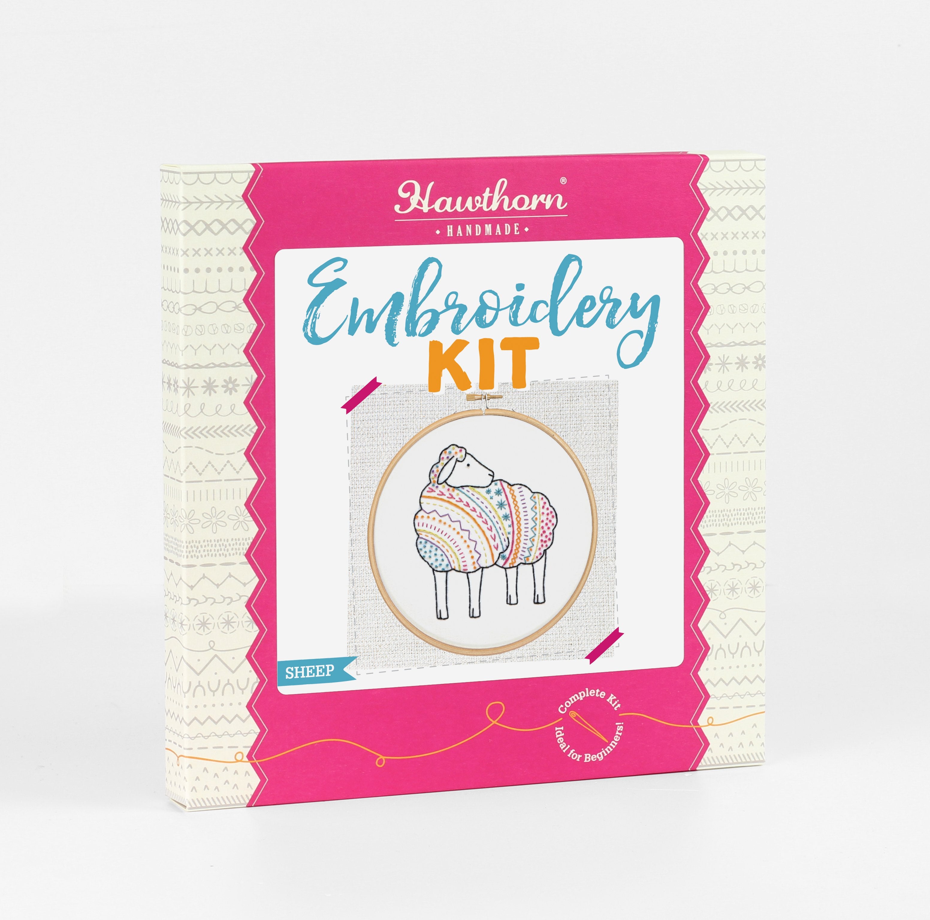 Sheep Embroidery Kit