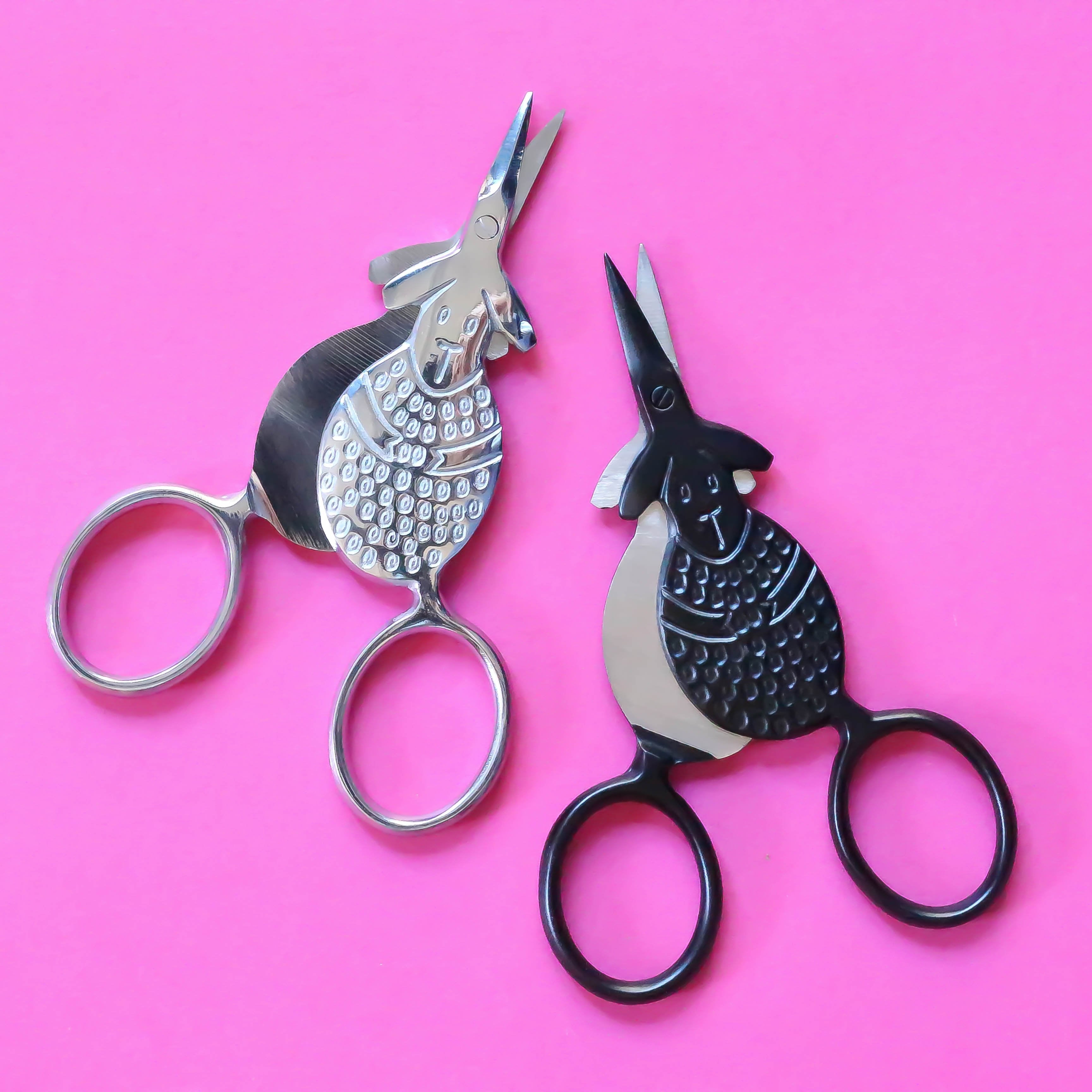 Silver Sheep Embroidery Scissors