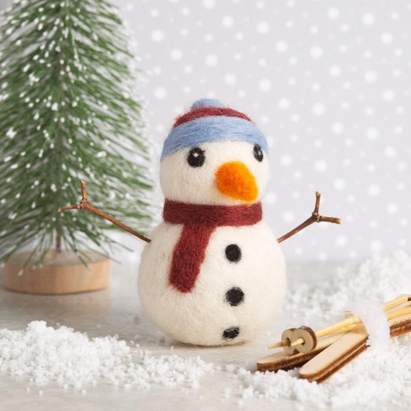 Christmas Needle Felt Kit Santa Claus Reindeer Snowman Wool Felting Starter  Kit 