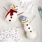 Snowmen Needle Felting Kit