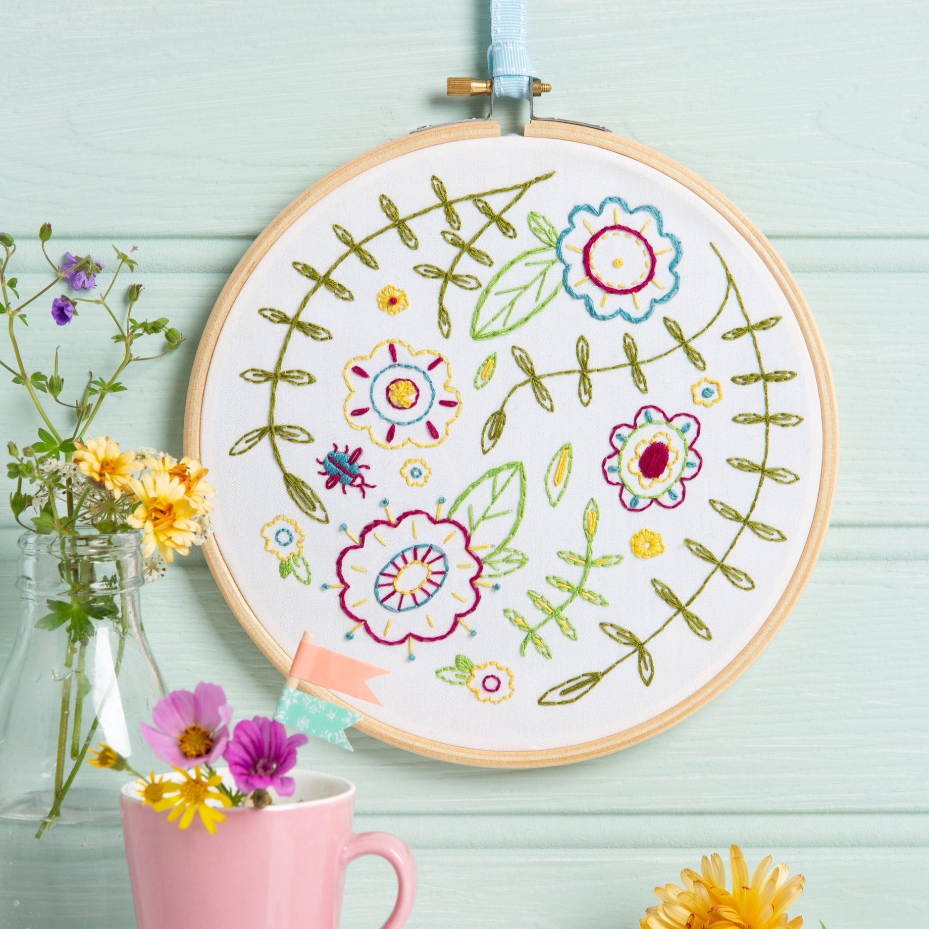 Spring Posy Embroidery Kit
